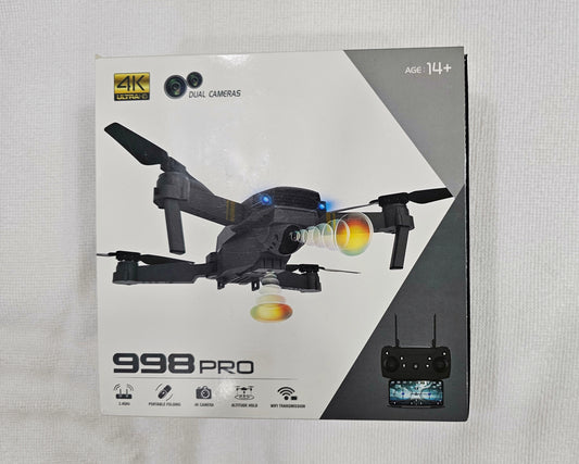 998 Pro Mini Foldable Drone with Dual Camera - Best Budget Drone for Vlogging