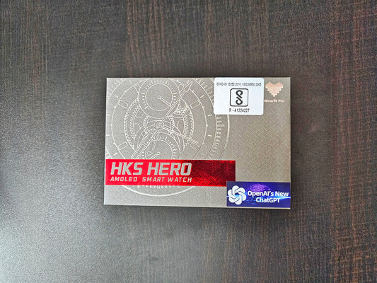 HK 5 Hero with amoled display and Chat-GPT! Best round dial smartwatch