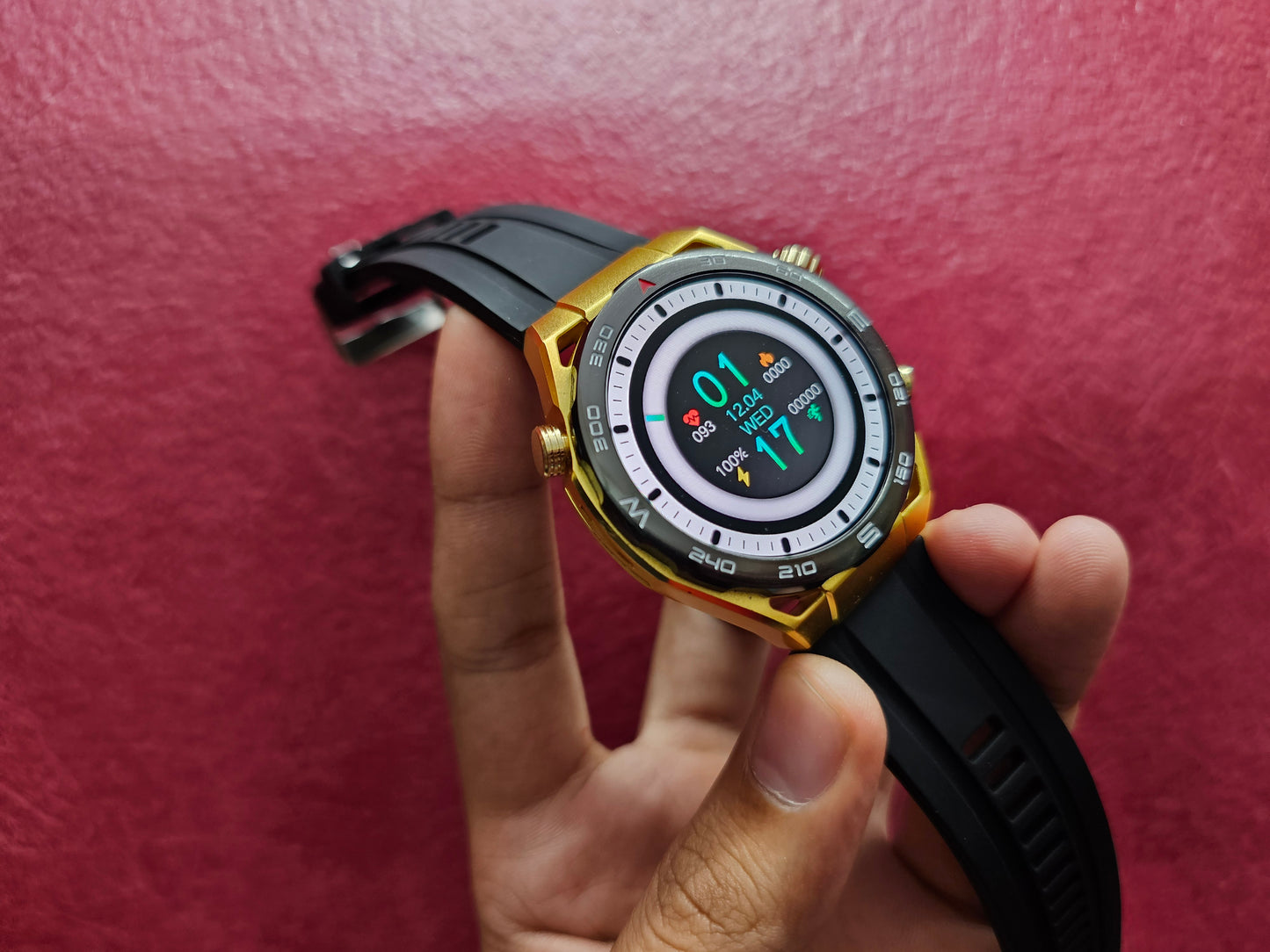 HK 5 Hero with amoled display and Chat-GPT! Best round dial smartwatch