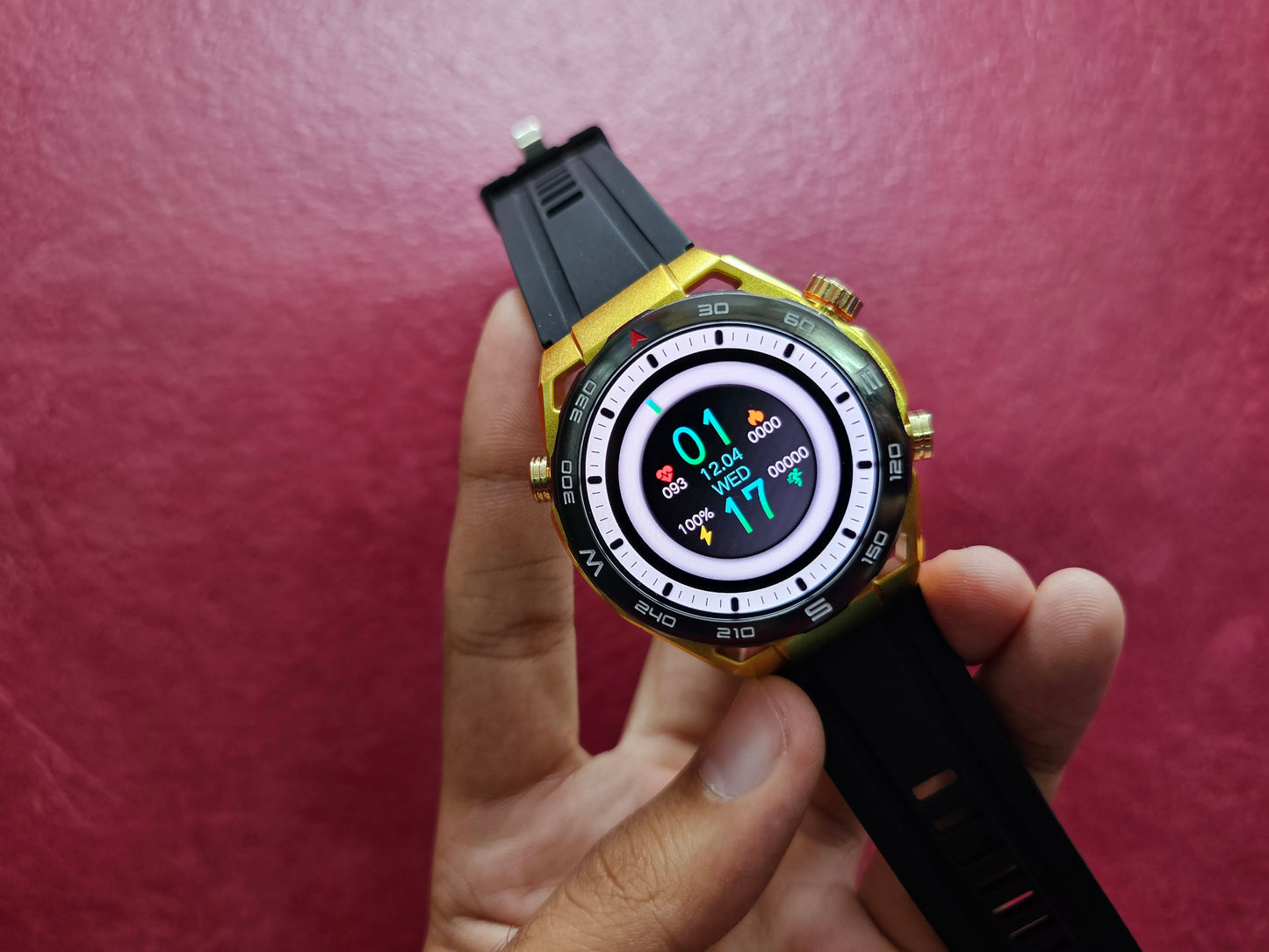HK 5 Hero with amoled display and Chat-GPT! Best round dial smartwatch