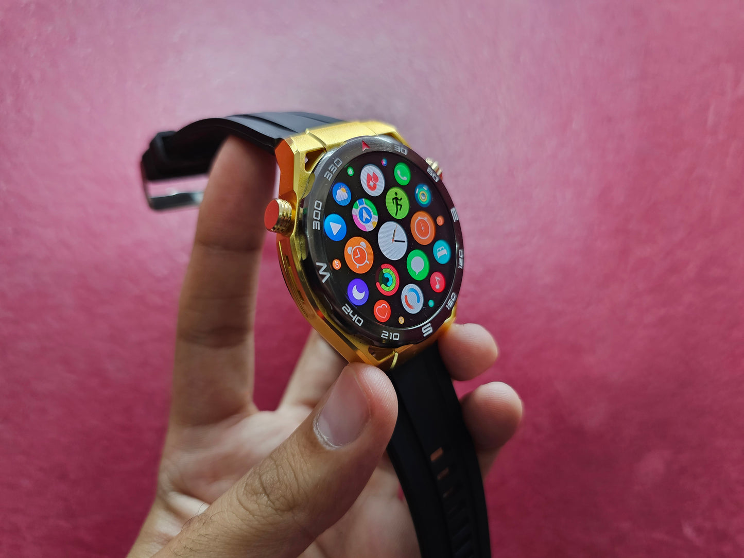 HK 5 Hero with amoled display and Chat-GPT! Best round dial smartwatch