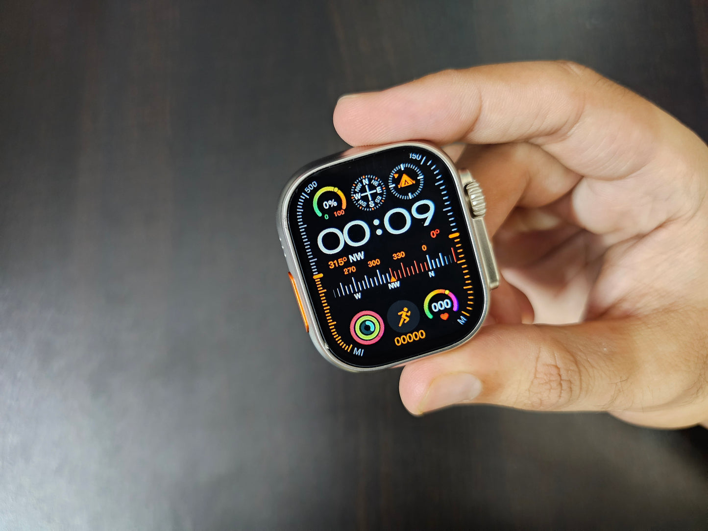 Watch Ultra 2 clone with metal build, dual straps and Customizable Watch faces