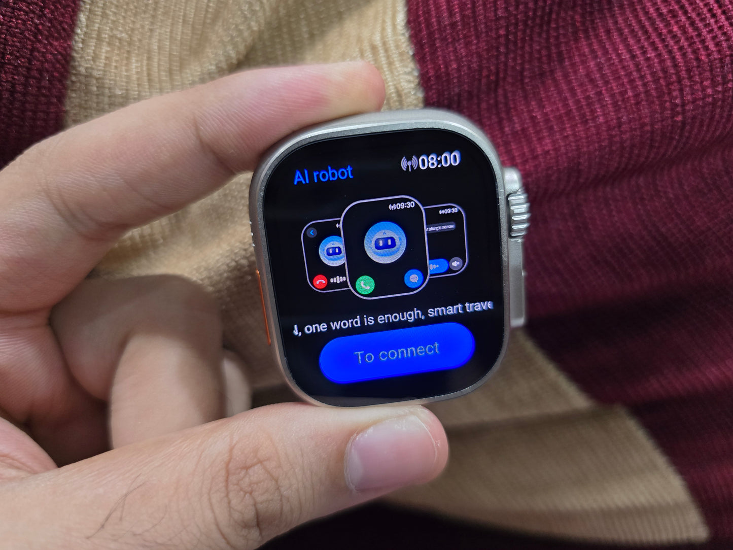 HK 10 Ultra 3 Max with Amoled display, Chat-GPT! Apple watch ultra 2 clone with AI