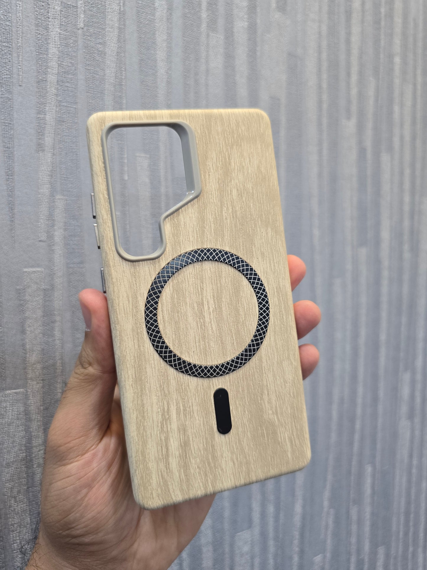 Wooden Texture Premium Design Back Case for Samsung Galaxy S25 Ultra