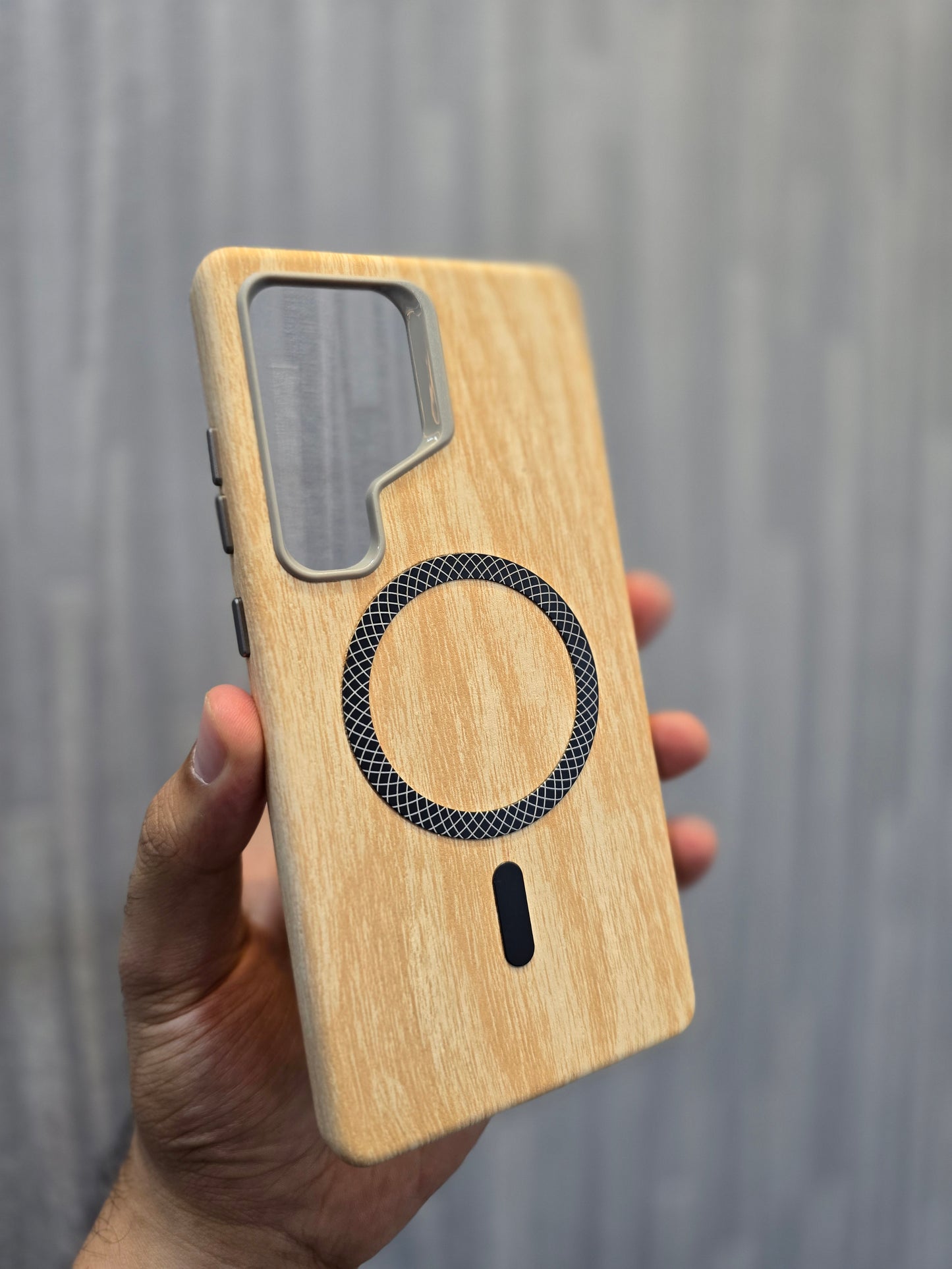 Wooden Texture Premium Design Back Case for Samsung Galaxy S25 Ultra