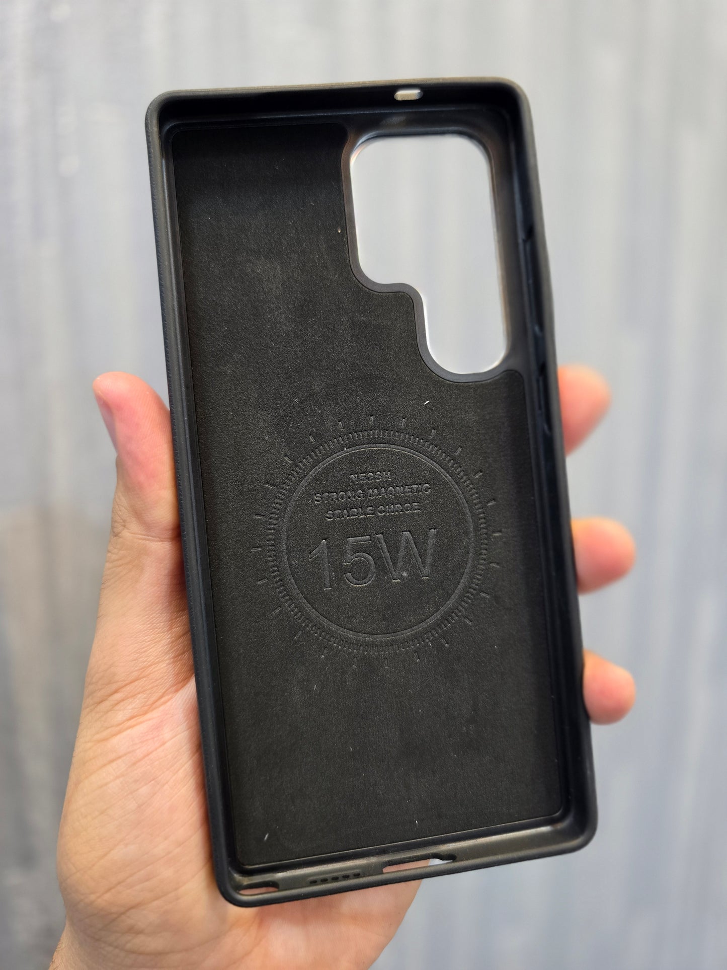 Samsung Galaxy S25 Ultra Classic Design Premium Leather Back cover