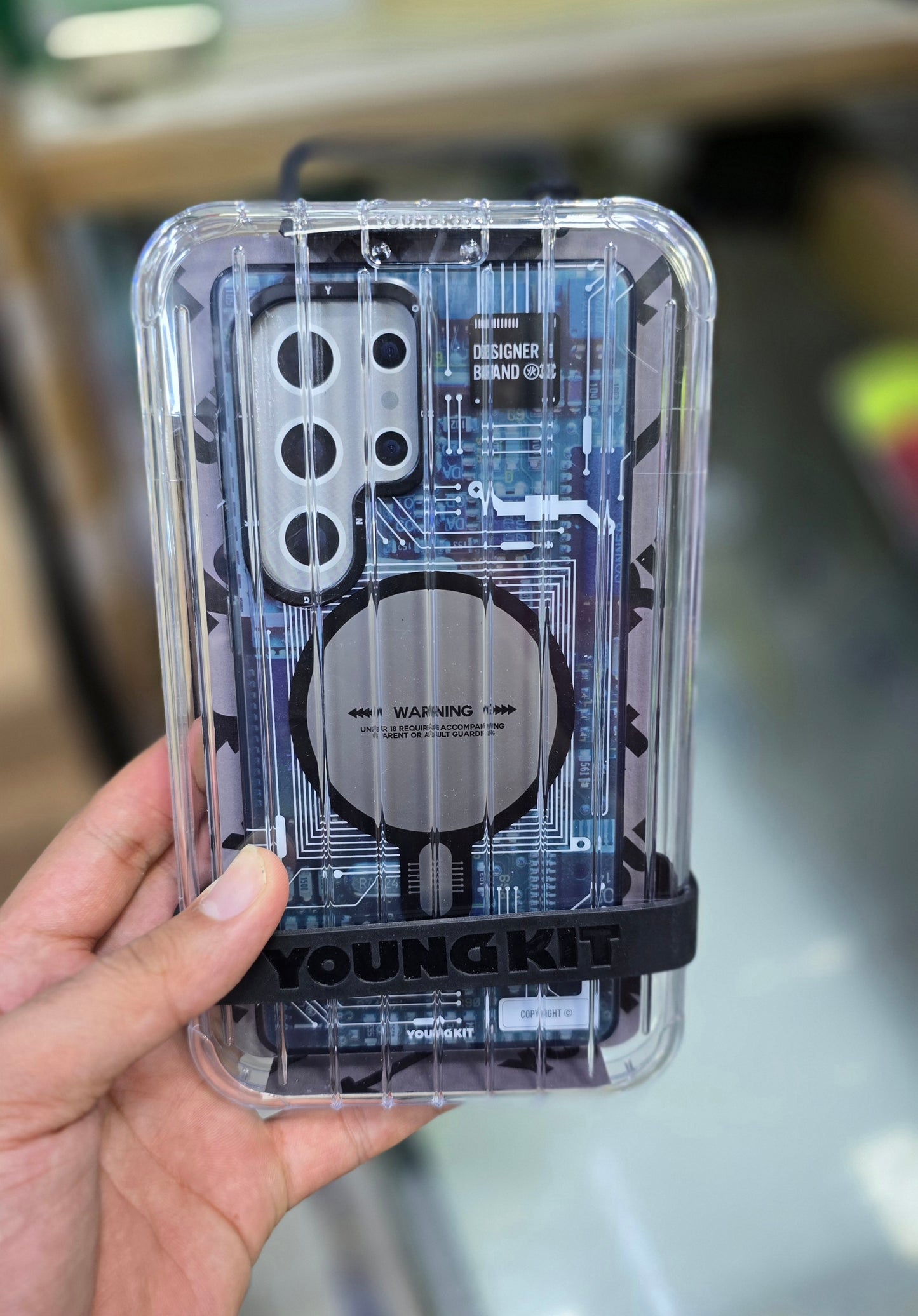Youngkit Technology Circuit Case with Magfit for Samsung Galaxy S25 Ultra