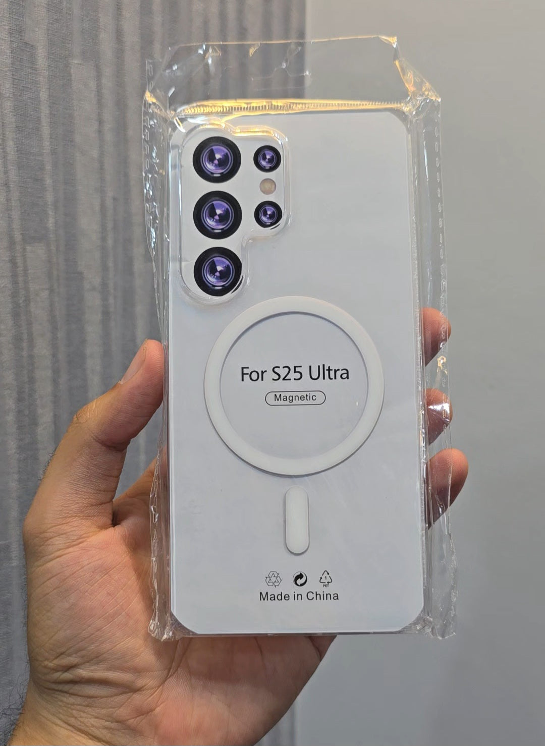 Crystal Clear Slim Hard case for S25 Ultra with Magsafe