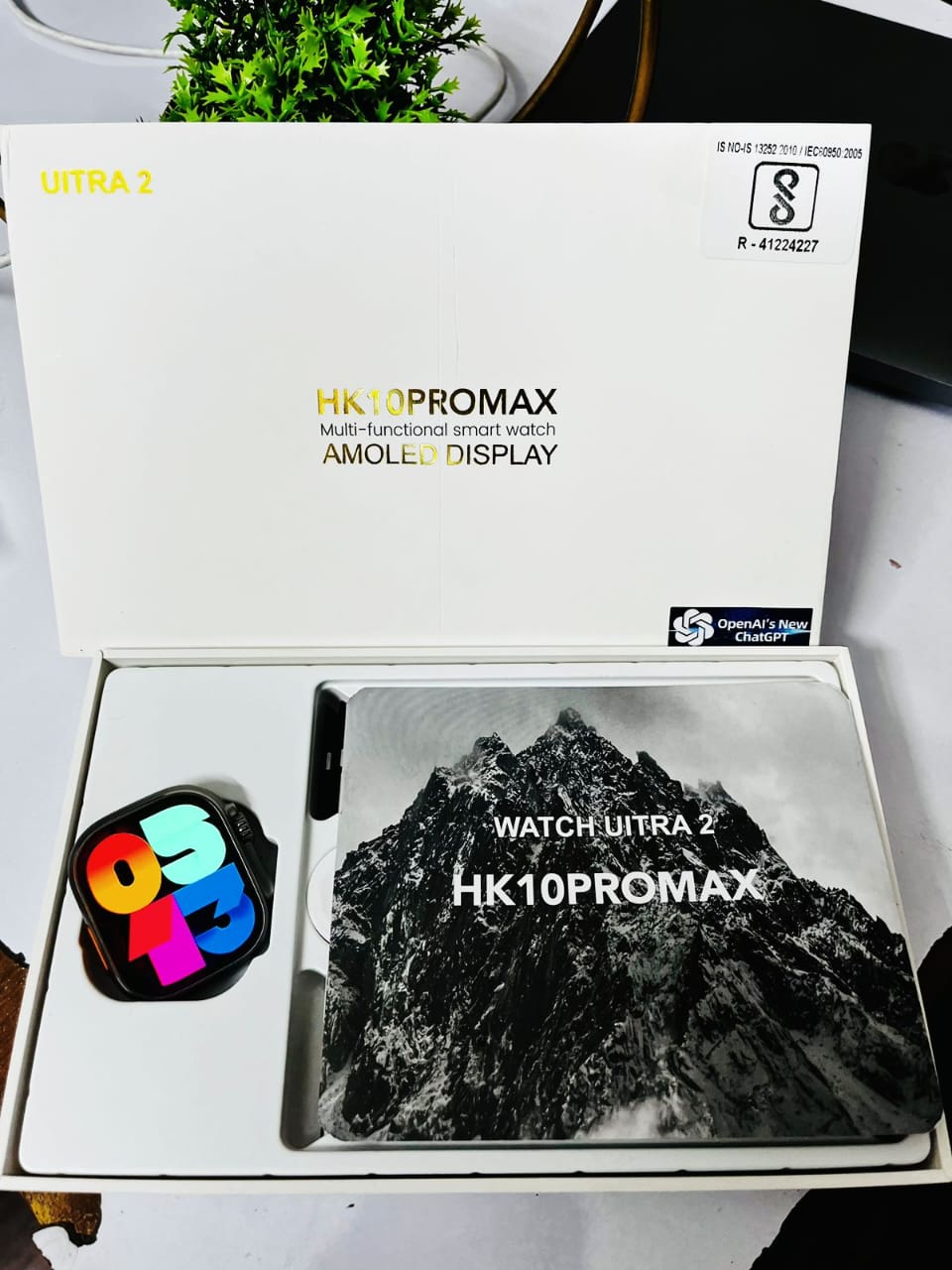 HK 10 Pro Max with Amoled Display and Chat-GPT - Best watch Ultra clone now available