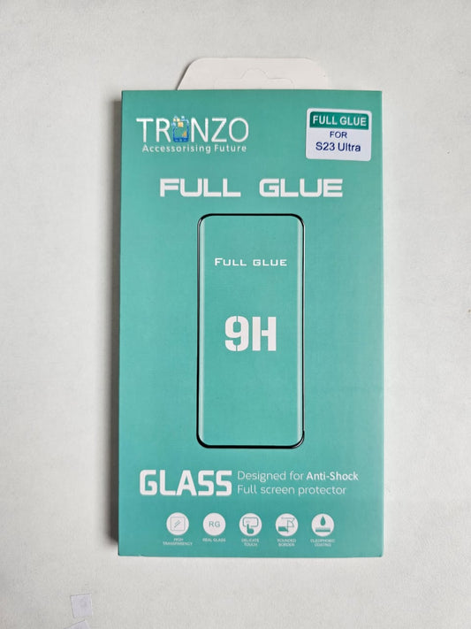 Trunzo Premium Tempered Glass Screen Protector for Samsung Galaxy S23 Ultra