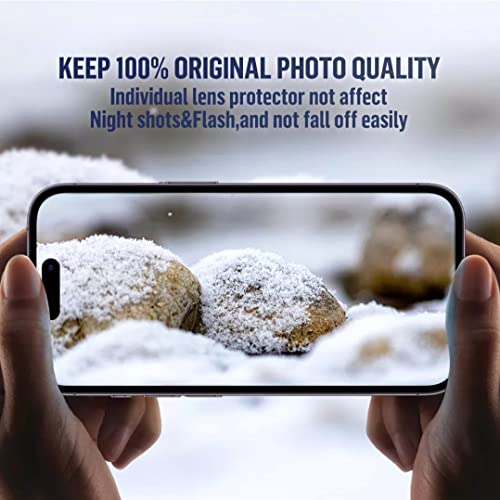 iPhone 14 Pro and 14 Pro Max Camera Protective Ring, Durable, Aluminum with 9H hardness Deep Purple colour