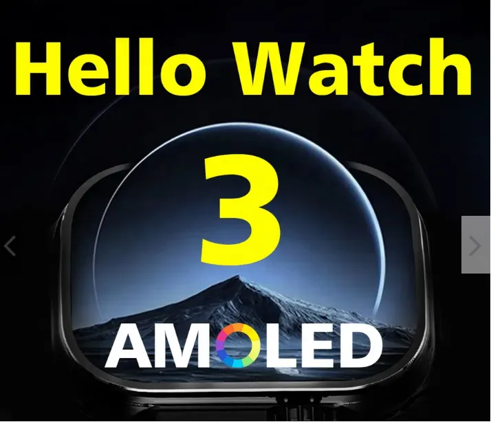 Hello Watch 3 Plus Amoled display with watch OS 10 style software - Be –  Cold Fusion Zone