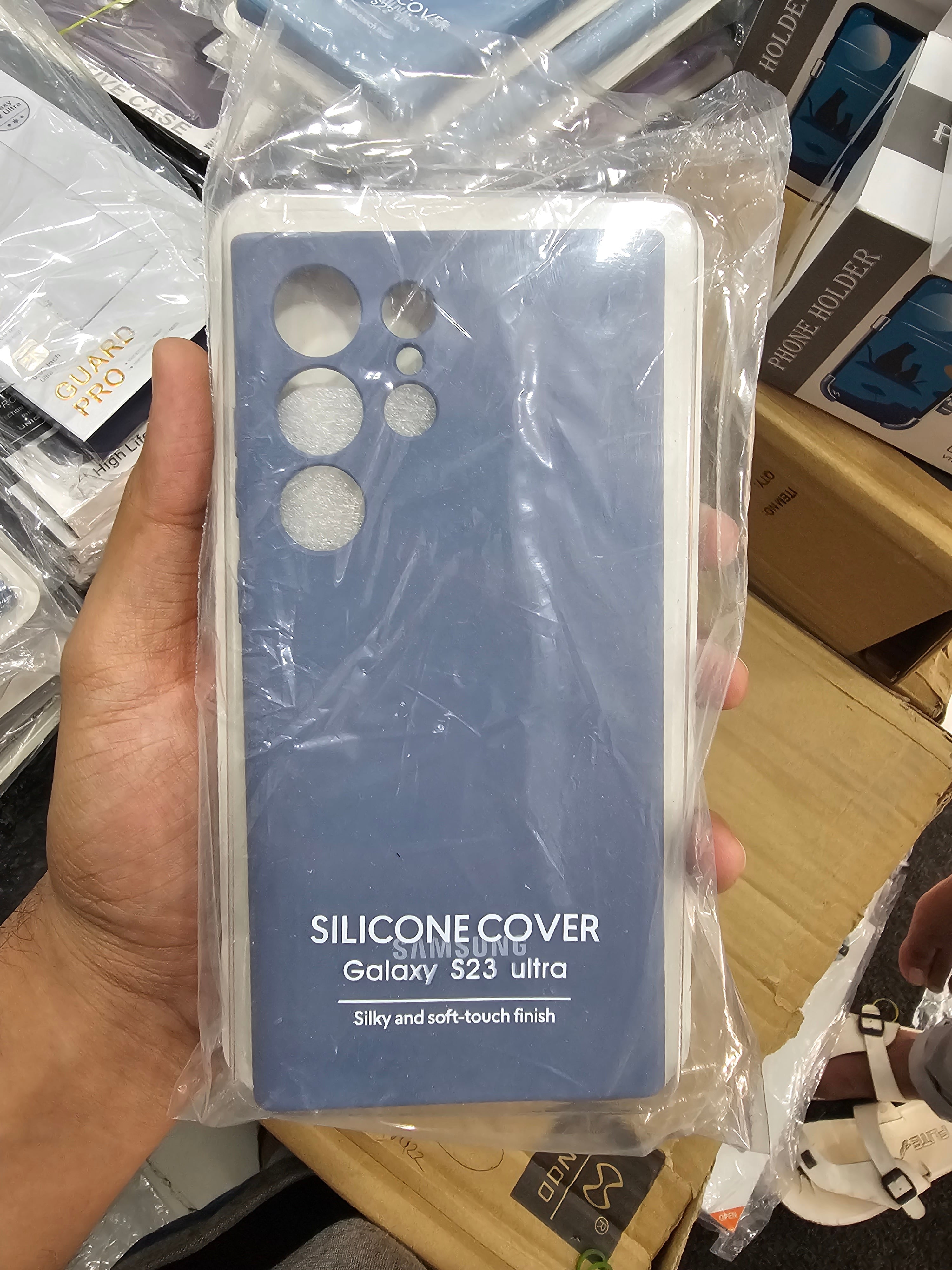 Samsung Galaxy S23 Ultra Silicone Case with Samsung logo OG