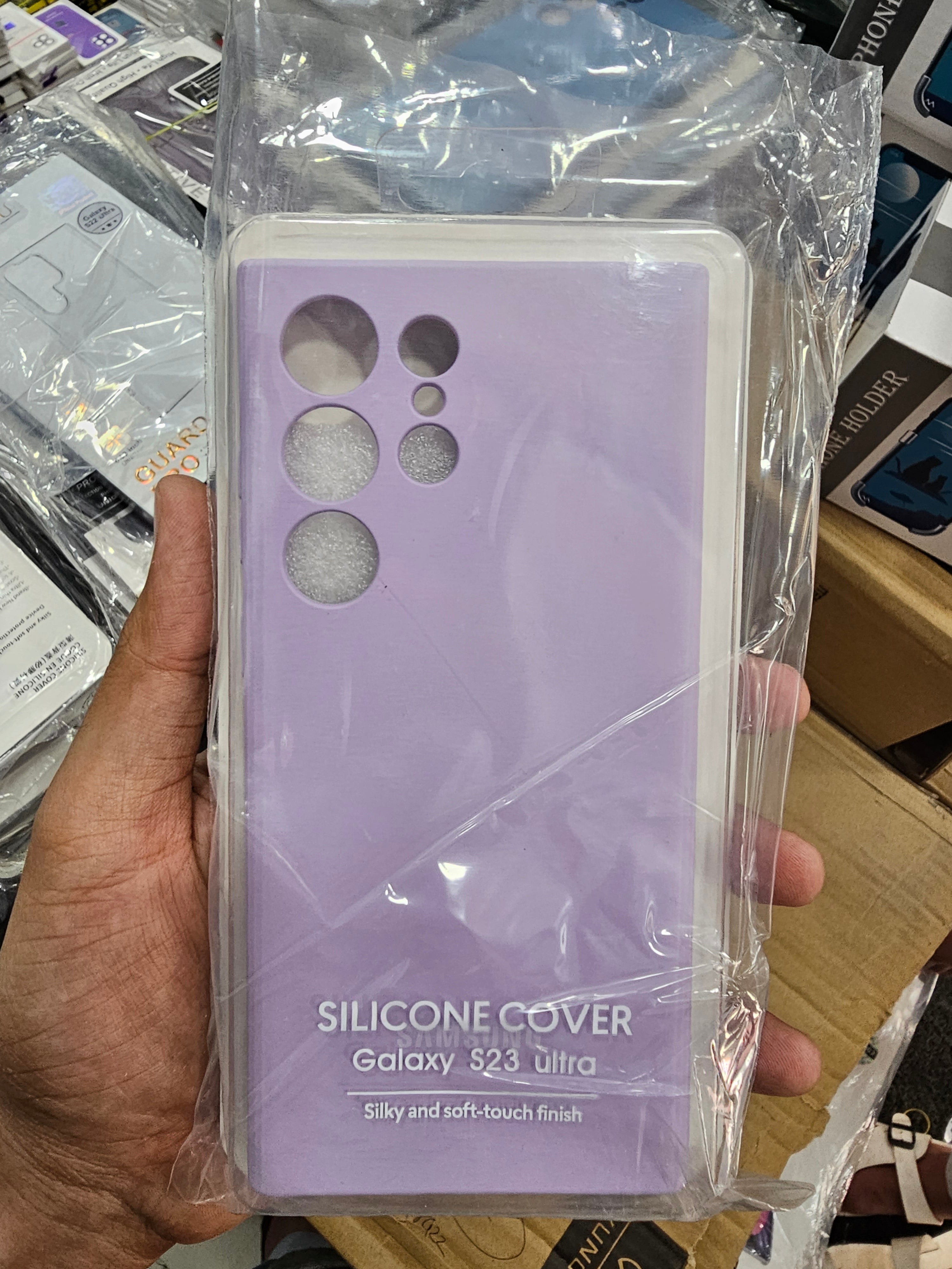 Samsung Galaxy S23 Ultra Silicone Case with Samsung logo OG