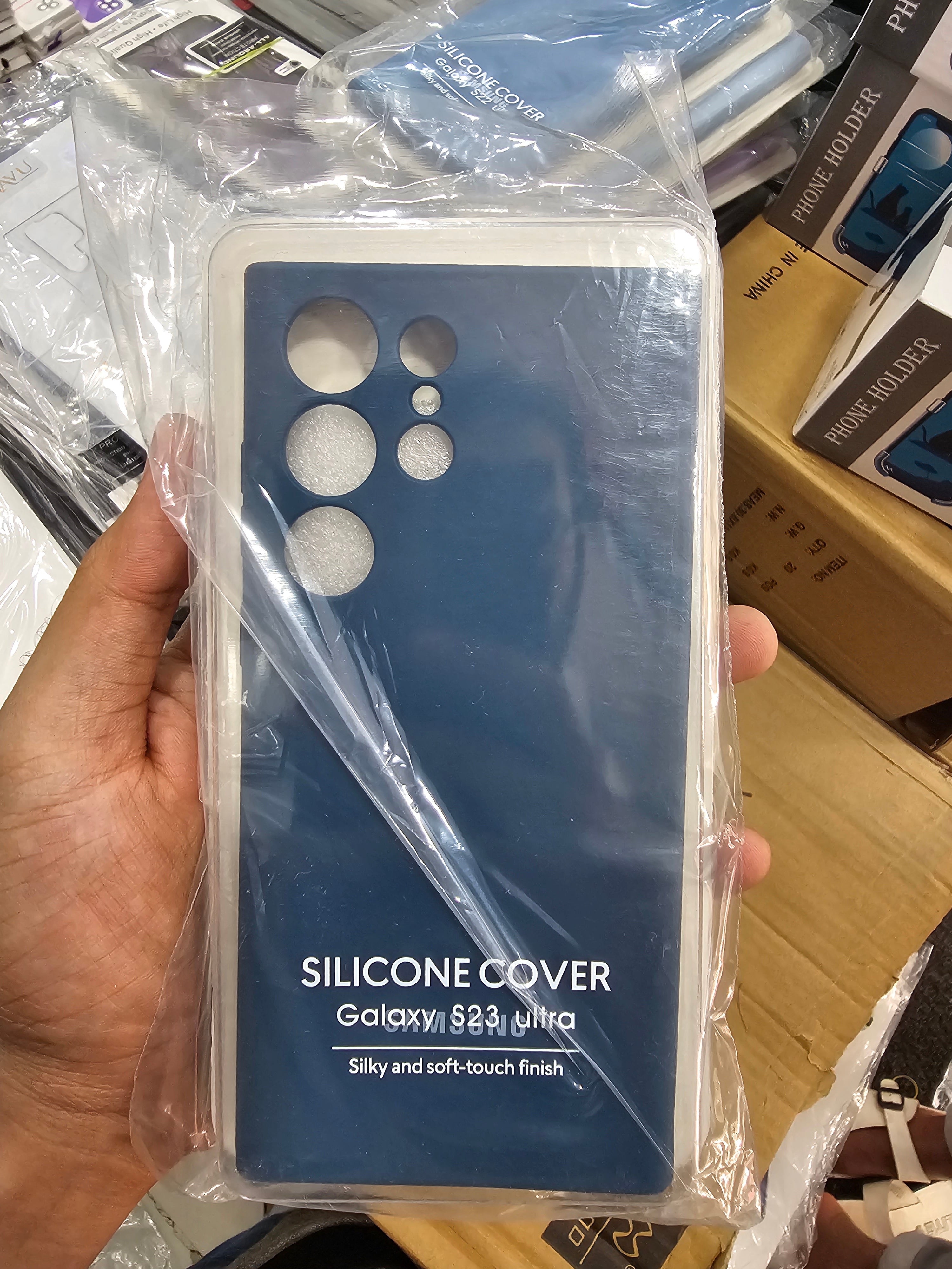 Samsung Galaxy S23 Ultra Silicone Case with Samsung logo OG