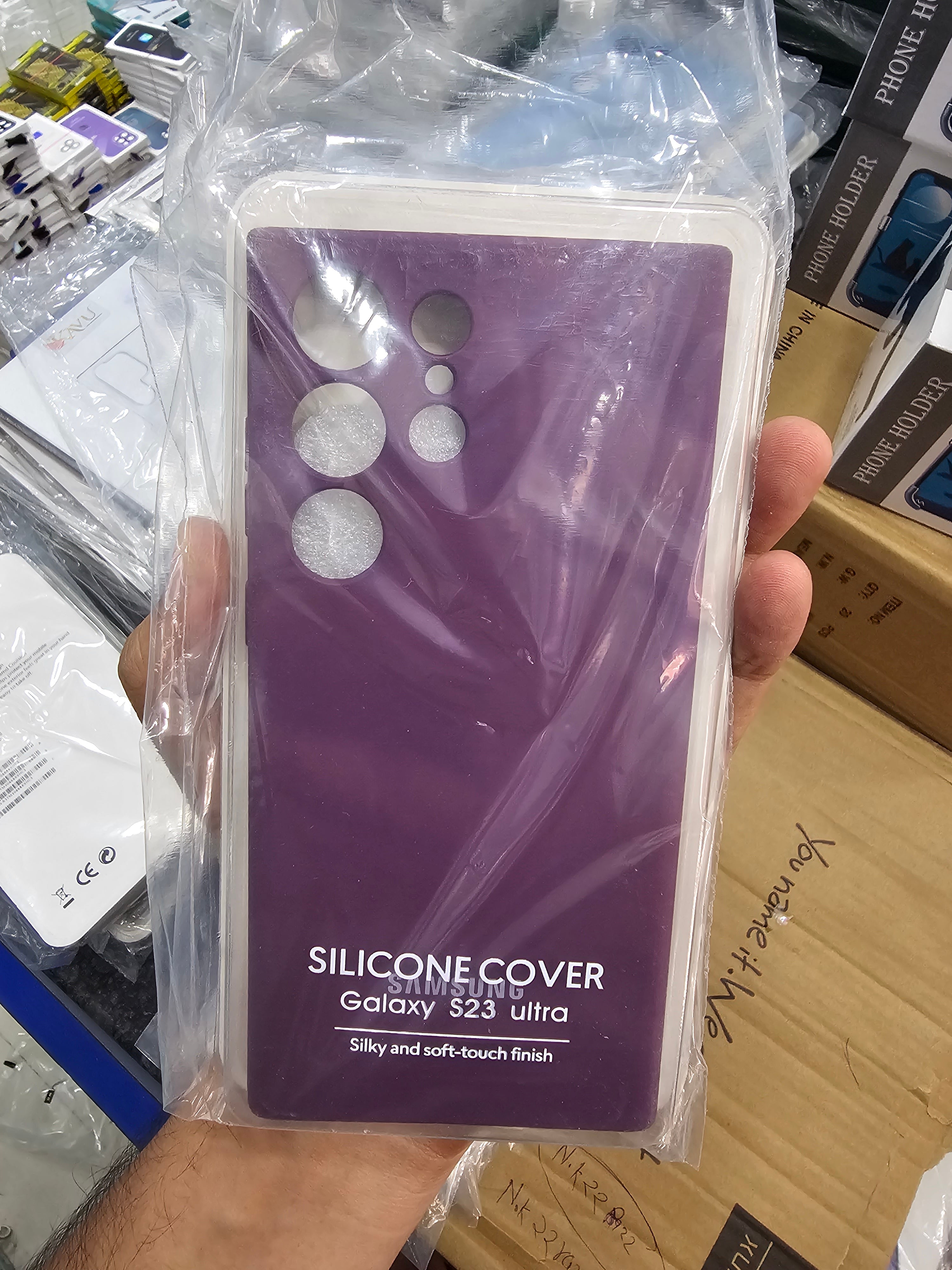 Samsung Galaxy S23 Ultra Silicone Case with Samsung logo OG