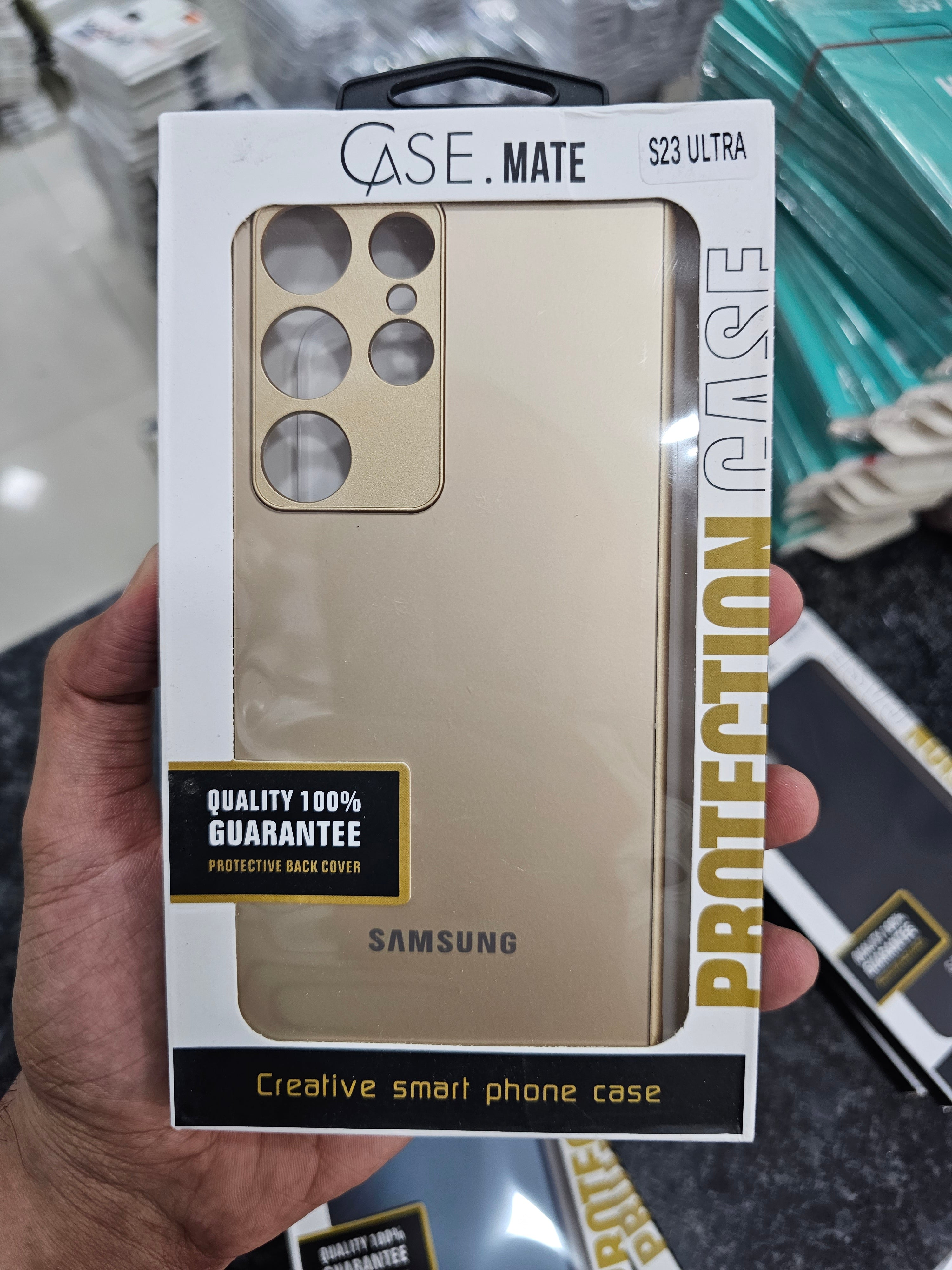 CFZ Matt glass Premium case for Samsung Galaxy S23 Ultra, Galaxy S23