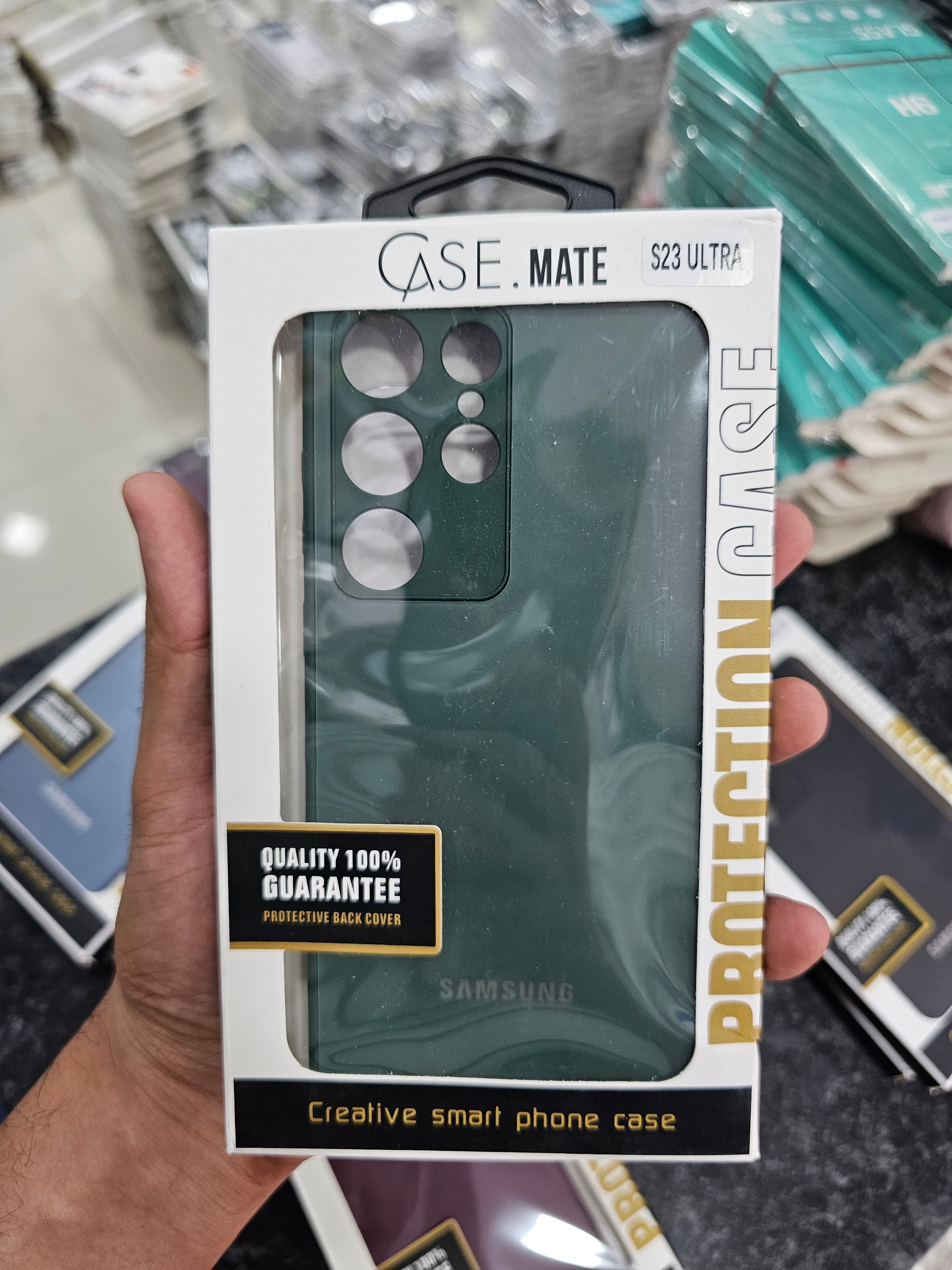 CFZ Matt glass Premium case for Samsung Galaxy S23 Ultra, Galaxy S23