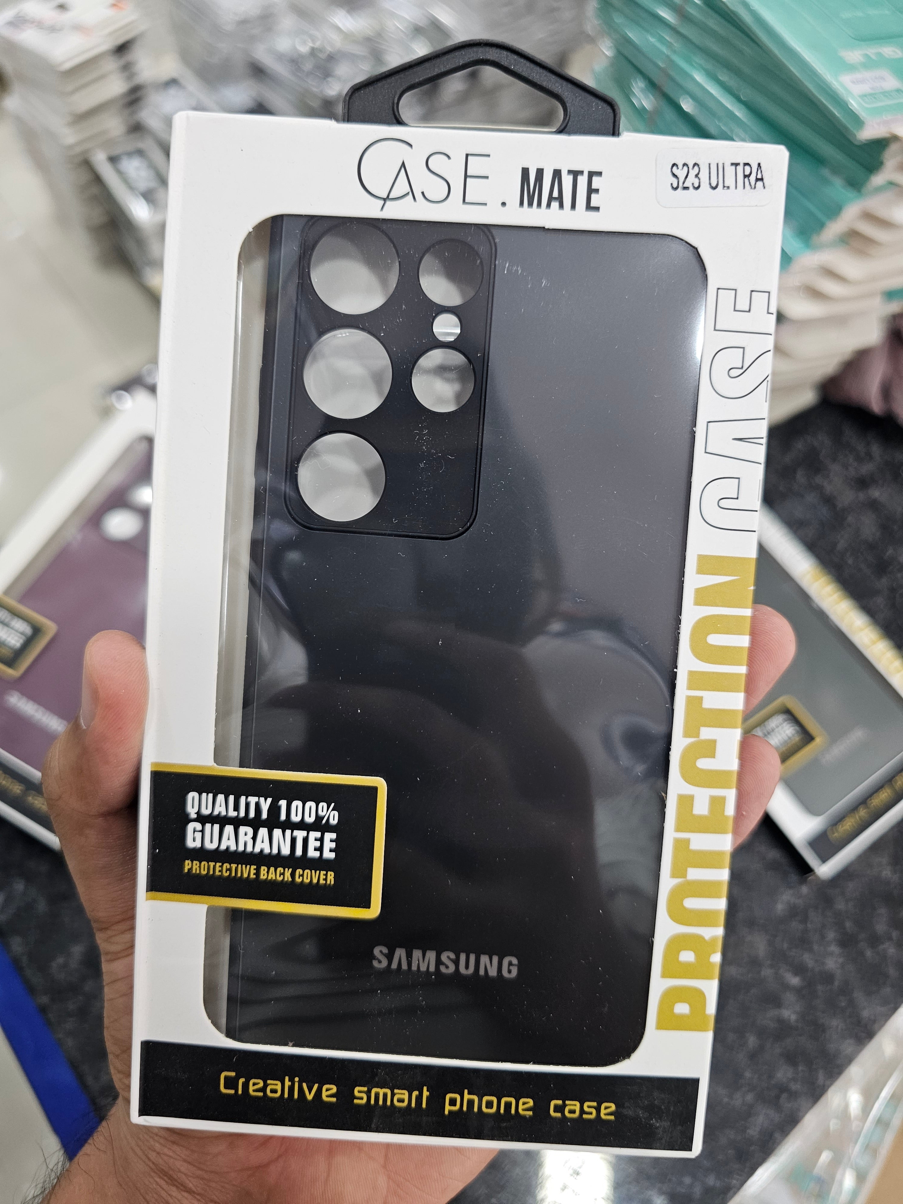 CFZ Matt glass Premium case for Samsung Galaxy S23 Ultra, Galaxy S23