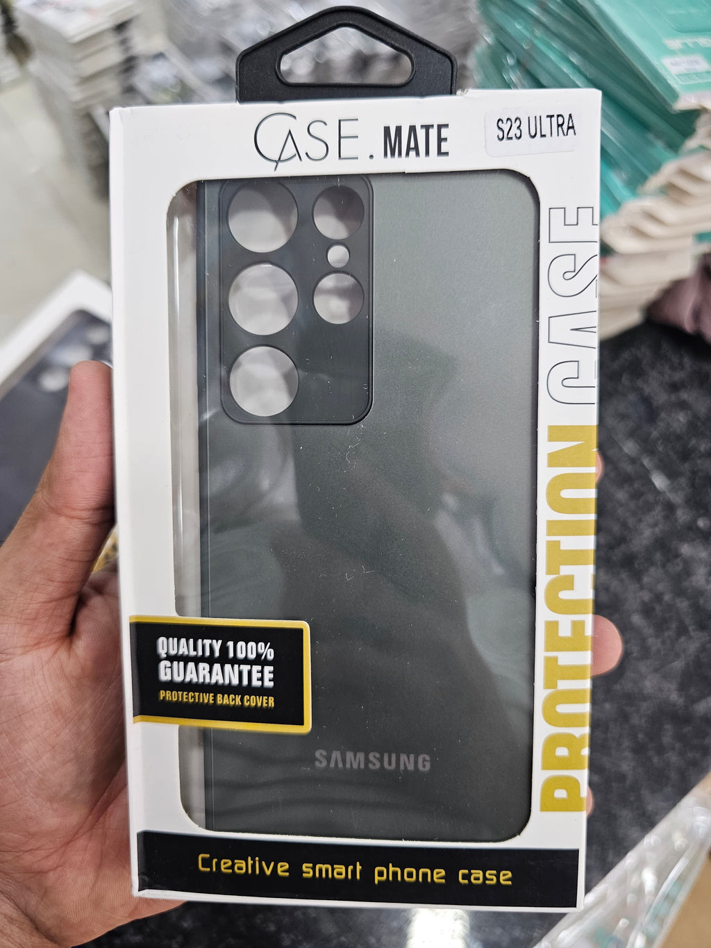 CFZ Matt glass Premium case for Samsung Galaxy S23 Ultra, Galaxy S23