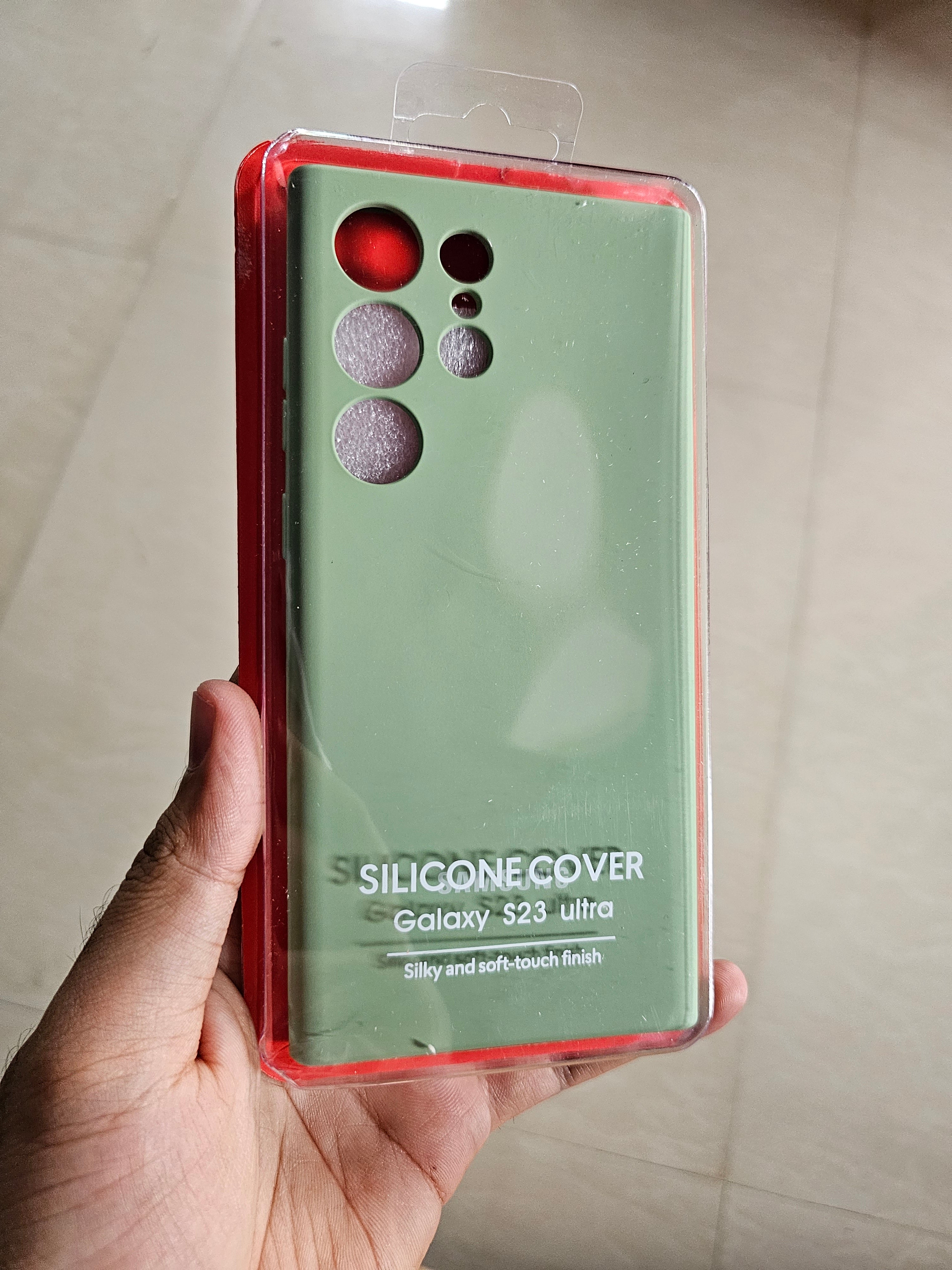 Samsung Galaxy S23 Ultra Silicone Case with Samsung logo OG