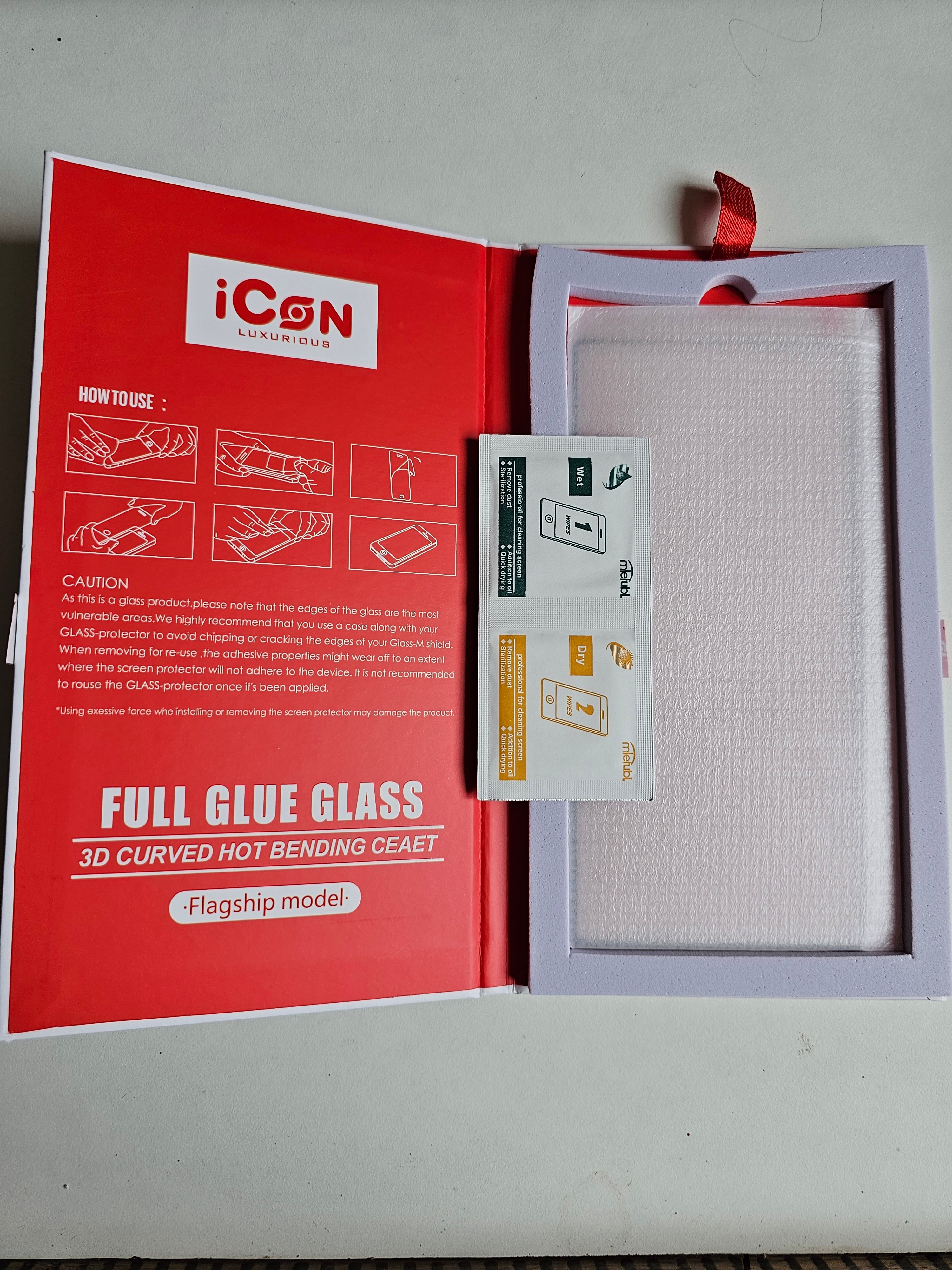 iCon Luxurious Premium Tempered Glass Screen Protector for Samsung Galaxy S23 Ultra