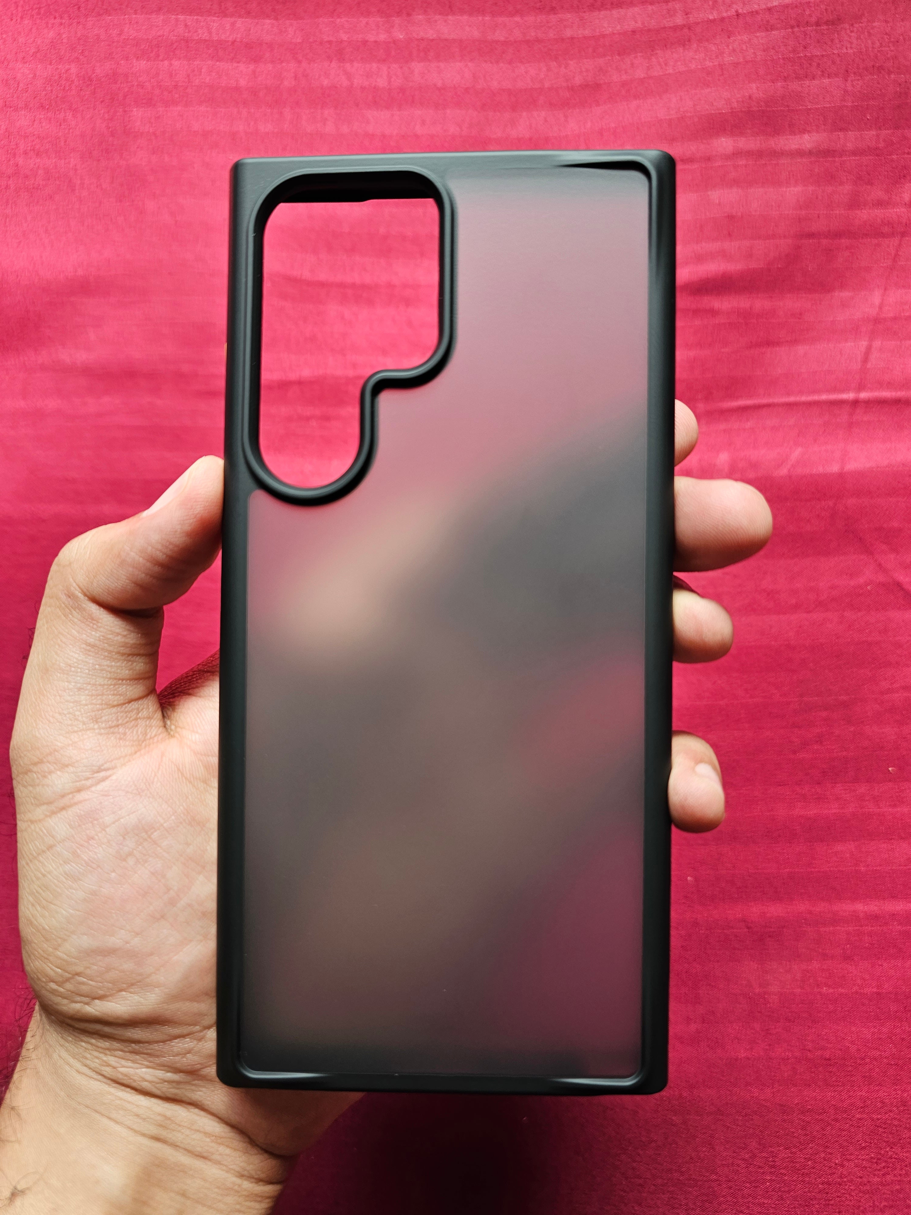 CFZ Premium Bumper Case Smoke Carbon Finish for Samsung Galaxy S23 Ultra