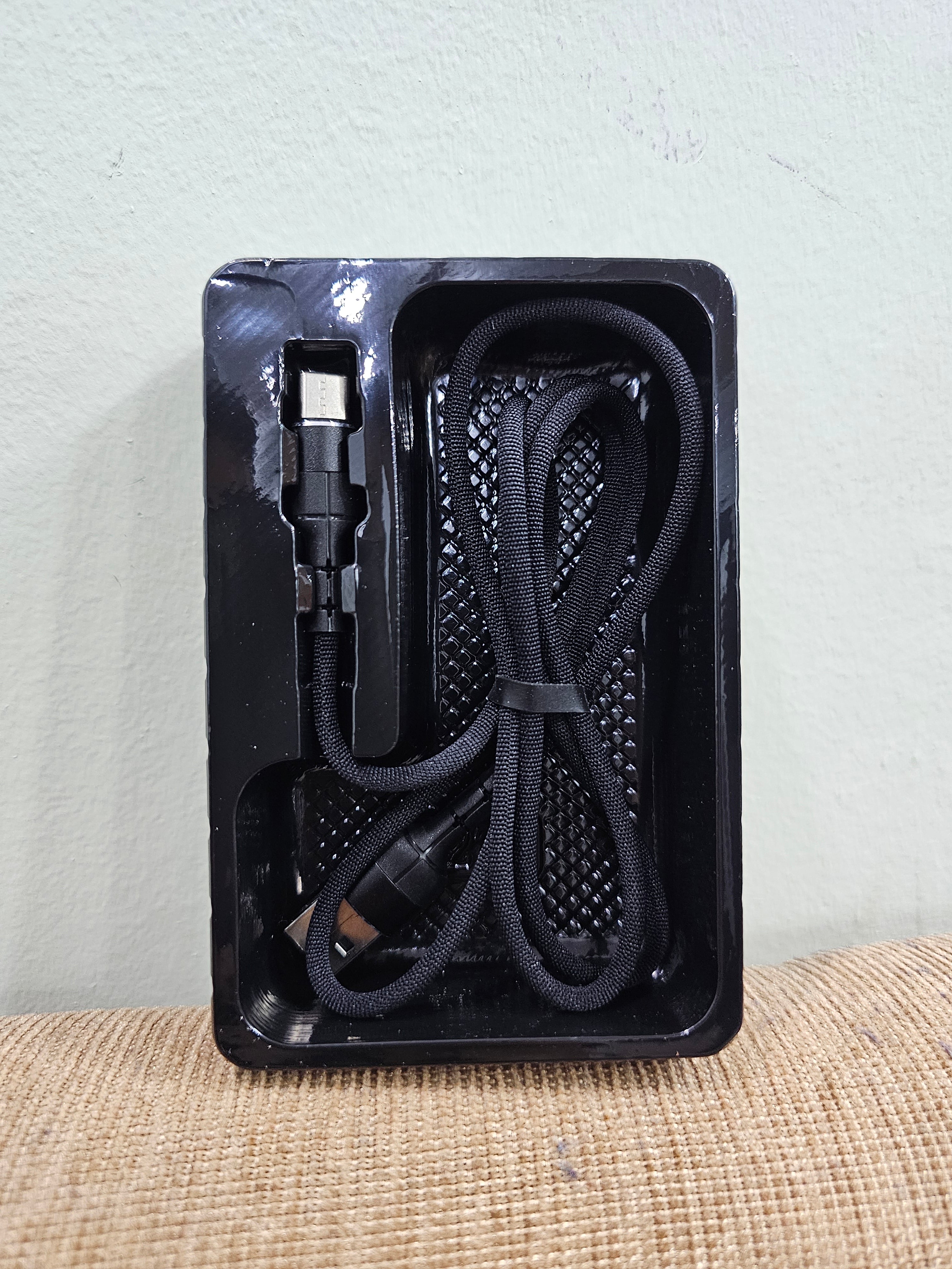 CFZ Premium USB A to USB C type charging cable - Supports fast charging, faster data transfer, braided cable