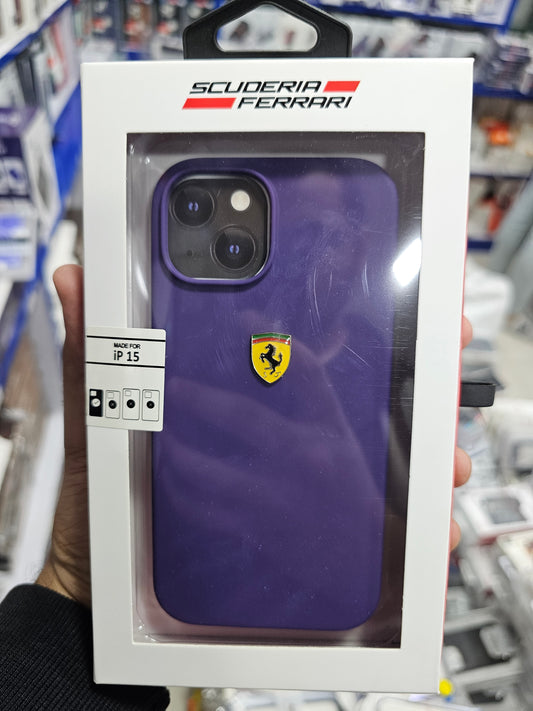 Ferrari Premium Back Case for iPhone 15, iPhone 15 Plus, iPhone 15 Pro, iPhone 15 Pro Max
