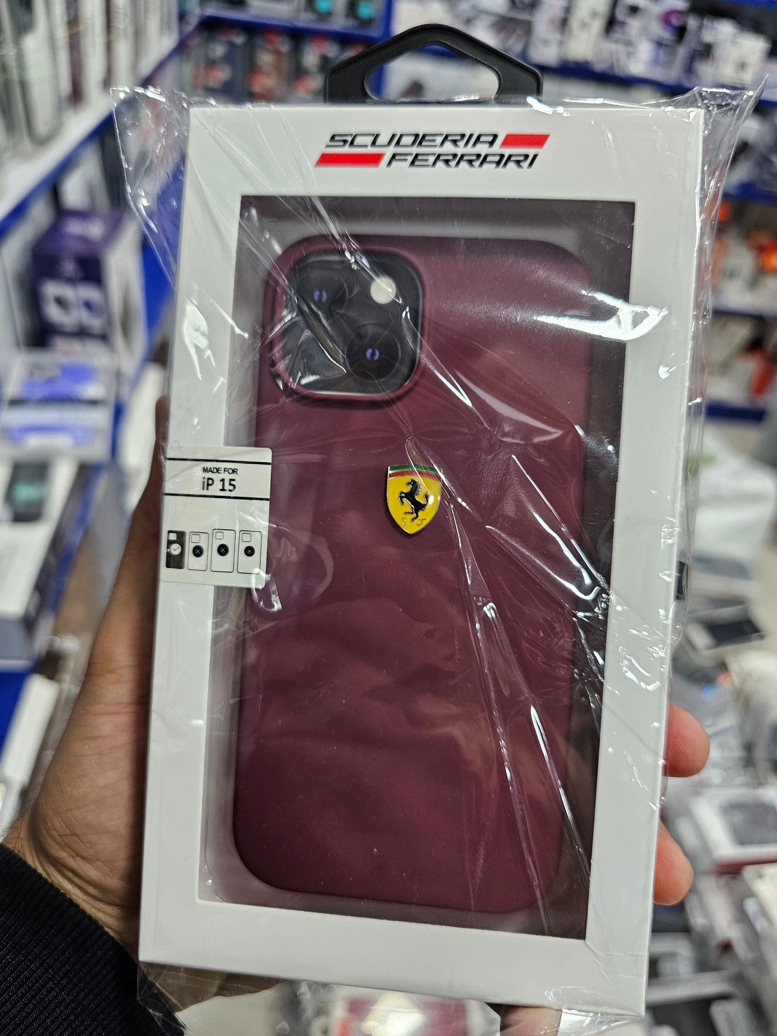 Ferrari Premium Back Case for iPhone 15, iPhone 15 Plus, iPhone 15 Pro, iPhone 15 Pro Max