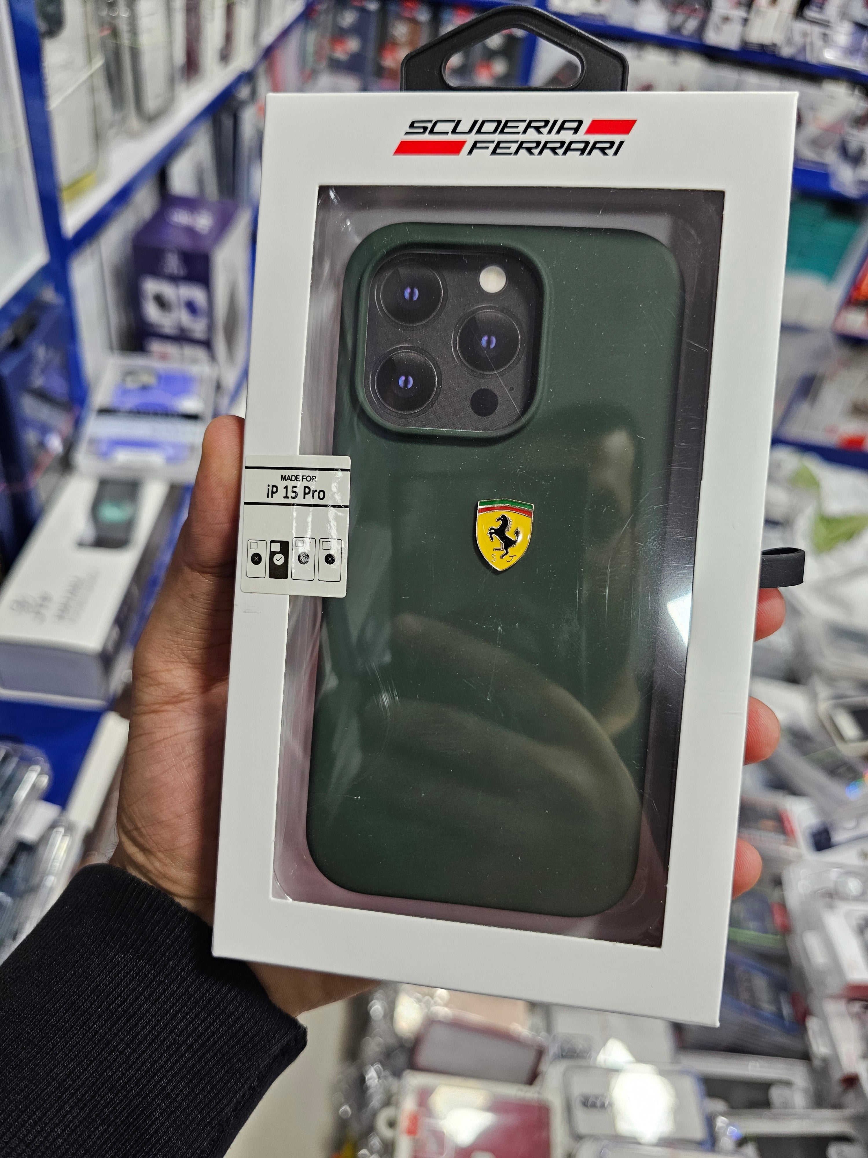 Ferrari Premium Back Case for iPhone 15, iPhone 15 Plus, iPhone 15 Pro, iPhone 15 Pro Max