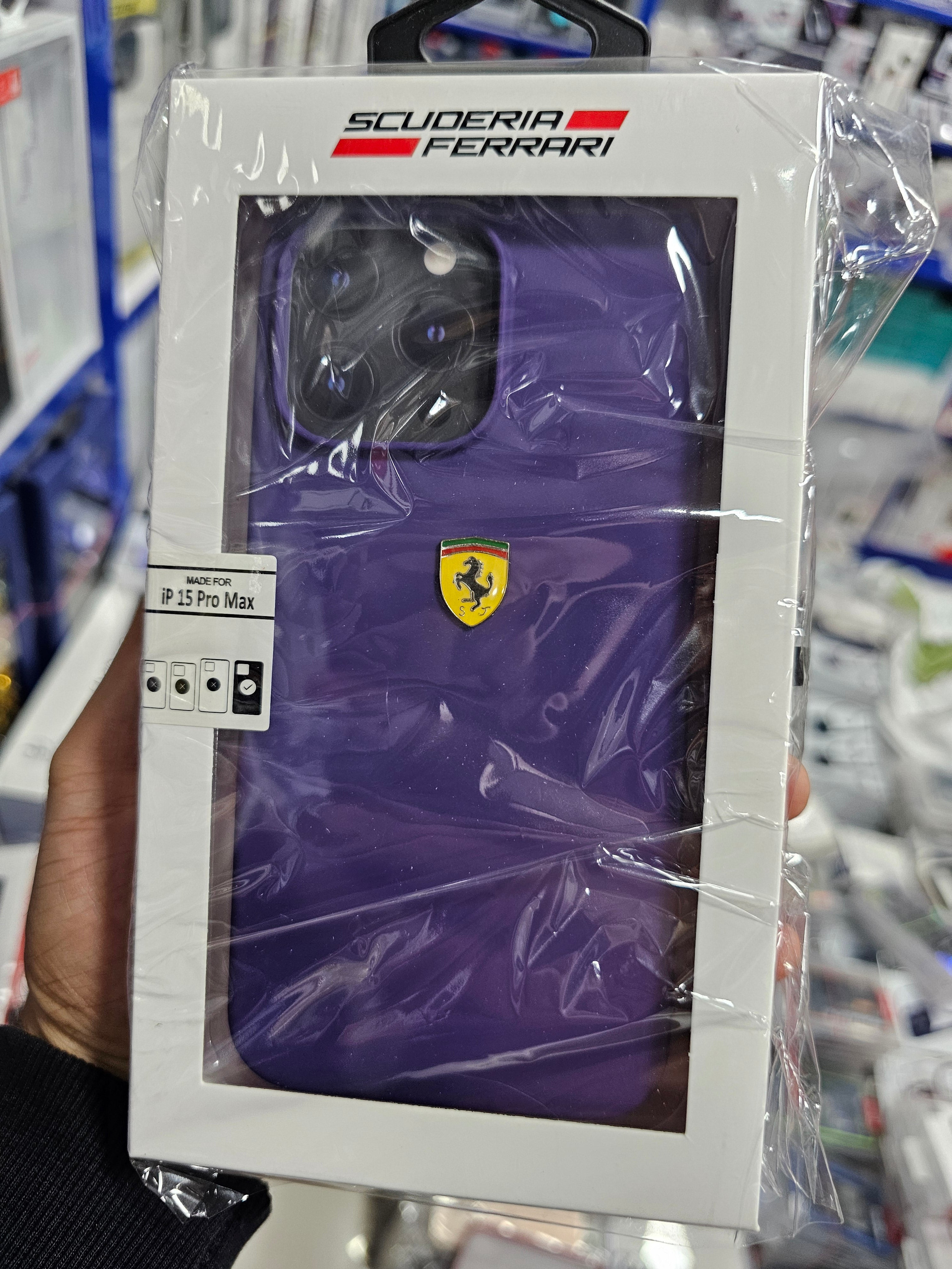 Ferrari Premium Back Case for iPhone 15, iPhone 15 Plus, iPhone 15 Pro, iPhone 15 Pro Max