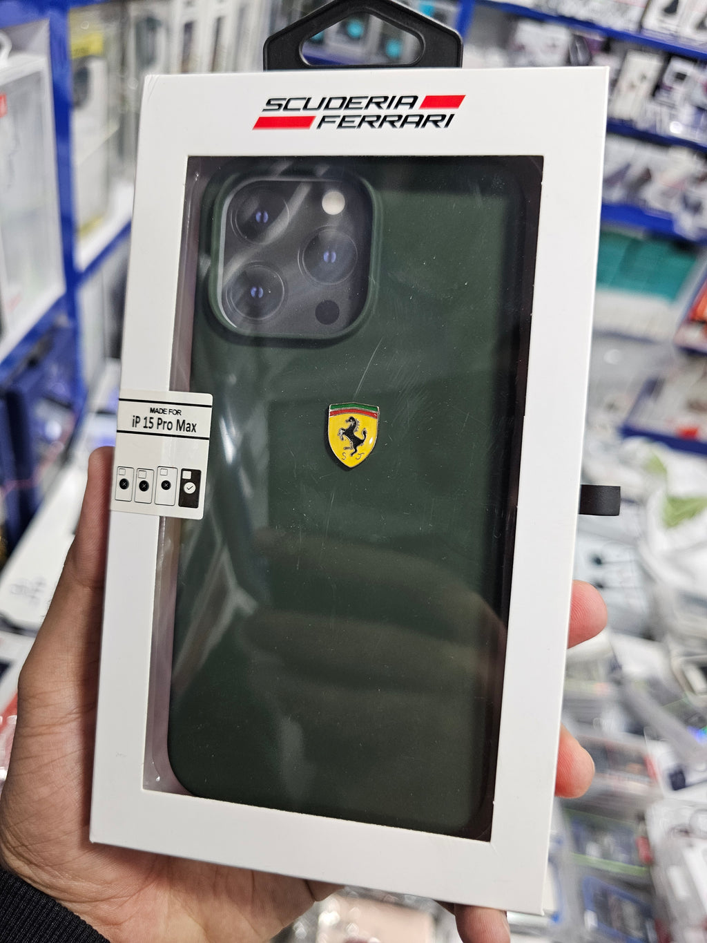 Ferrari Premium Back Case for iPhone 15, iPhone 15 Plus, iPhone 15 Pro, iPhone 15 Pro Max