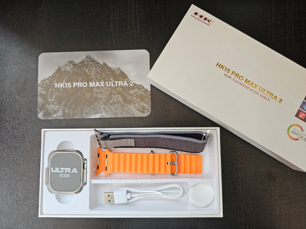 HK 15 Pro Max Ultra 2 with Amoled display, Chat-GPT