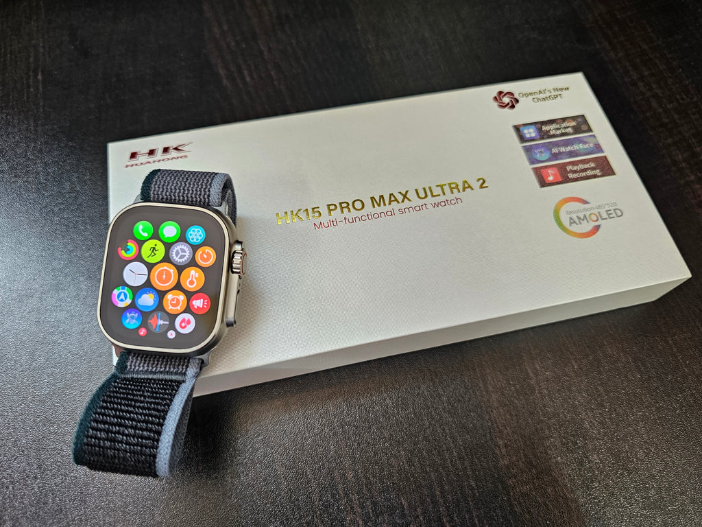 HK 15 Pro Max Ultra 2 with Amoled display, Chat-GPT