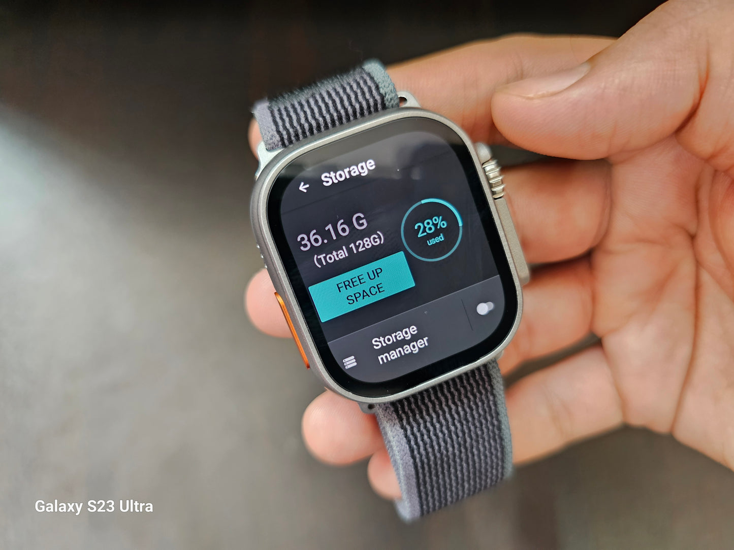 HK Ultra One Simcard Smartwatch with Amoled Display, GPS, Playstore and more