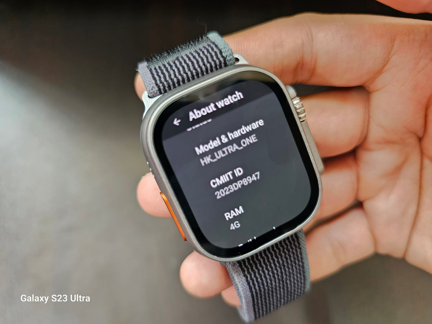 HK Ultra One Simcard Smartwatch with Amoled Display, GPS, Playstore and more