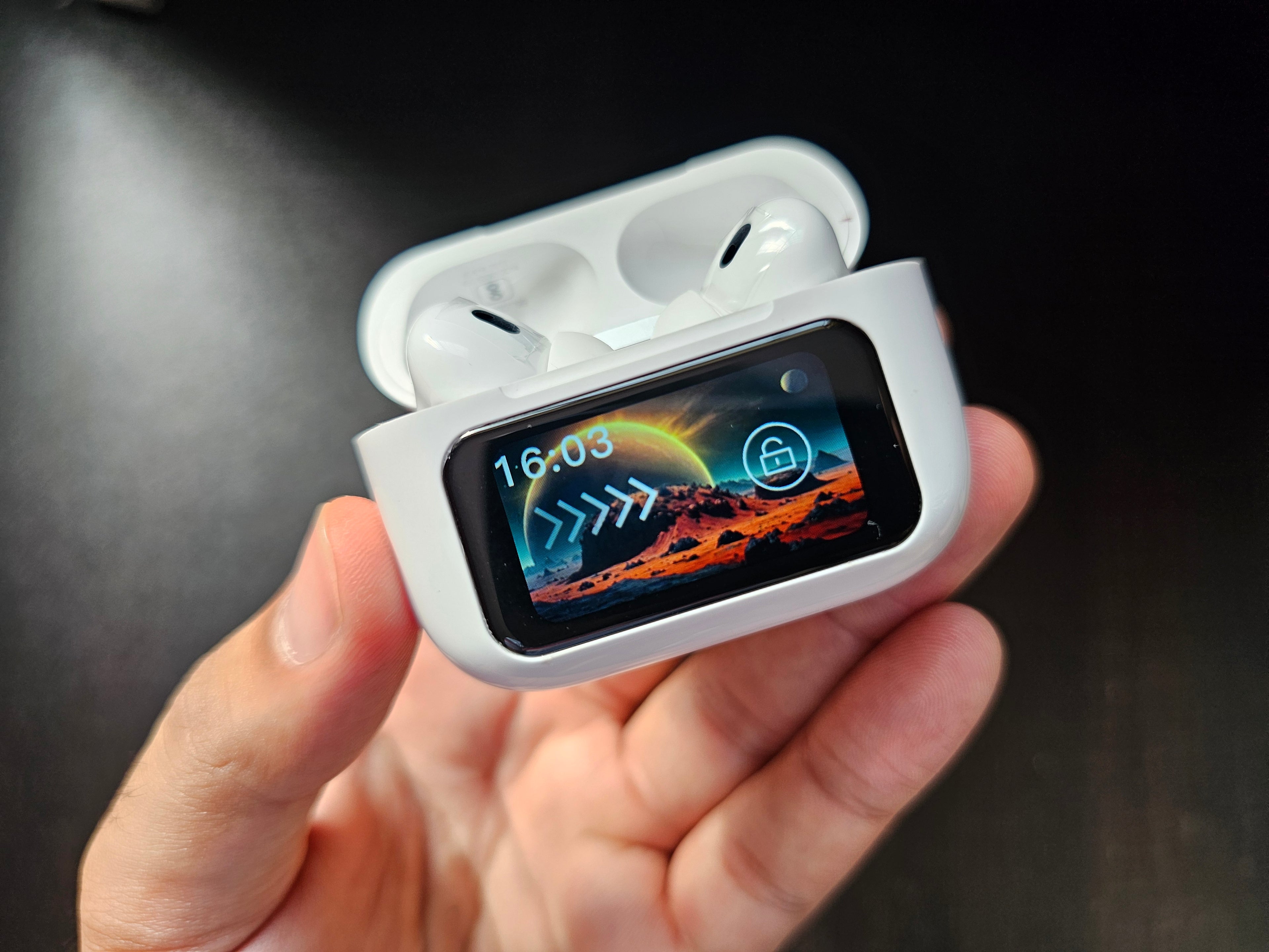 Airbuds Pro+ with mini display and ANC