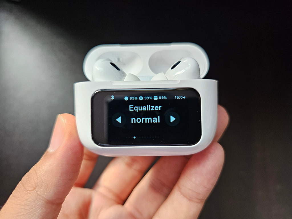 Airbuds Pro+ with mini display and ANC