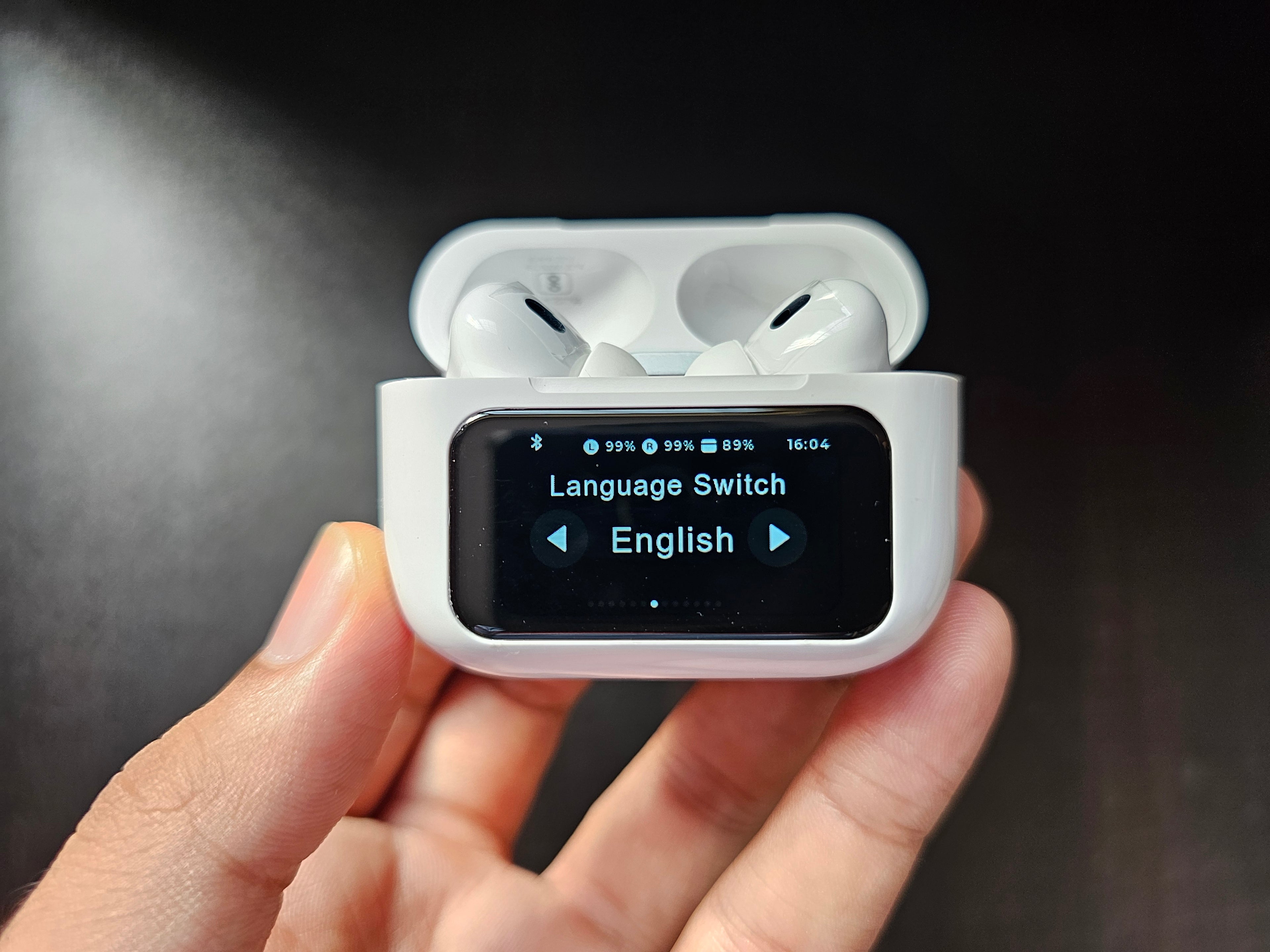 Airbuds Pro+ with mini display and ANC