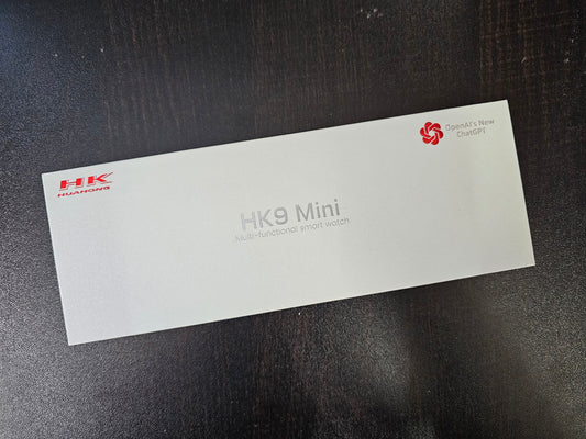 HK 9 Mini smartwatch with 41mm dial, Chat-gpt ! Best Apple watch series 9 clone with 41mm dial