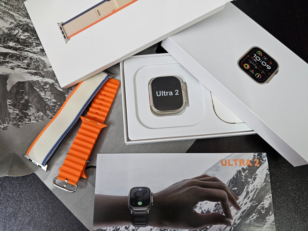 Watch Ultra 2 with metal build, dual straps and Customizable Watch faces