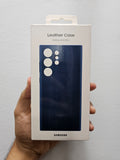 Galaxy S24 Ultra Premium leather back case with vegan leather finish