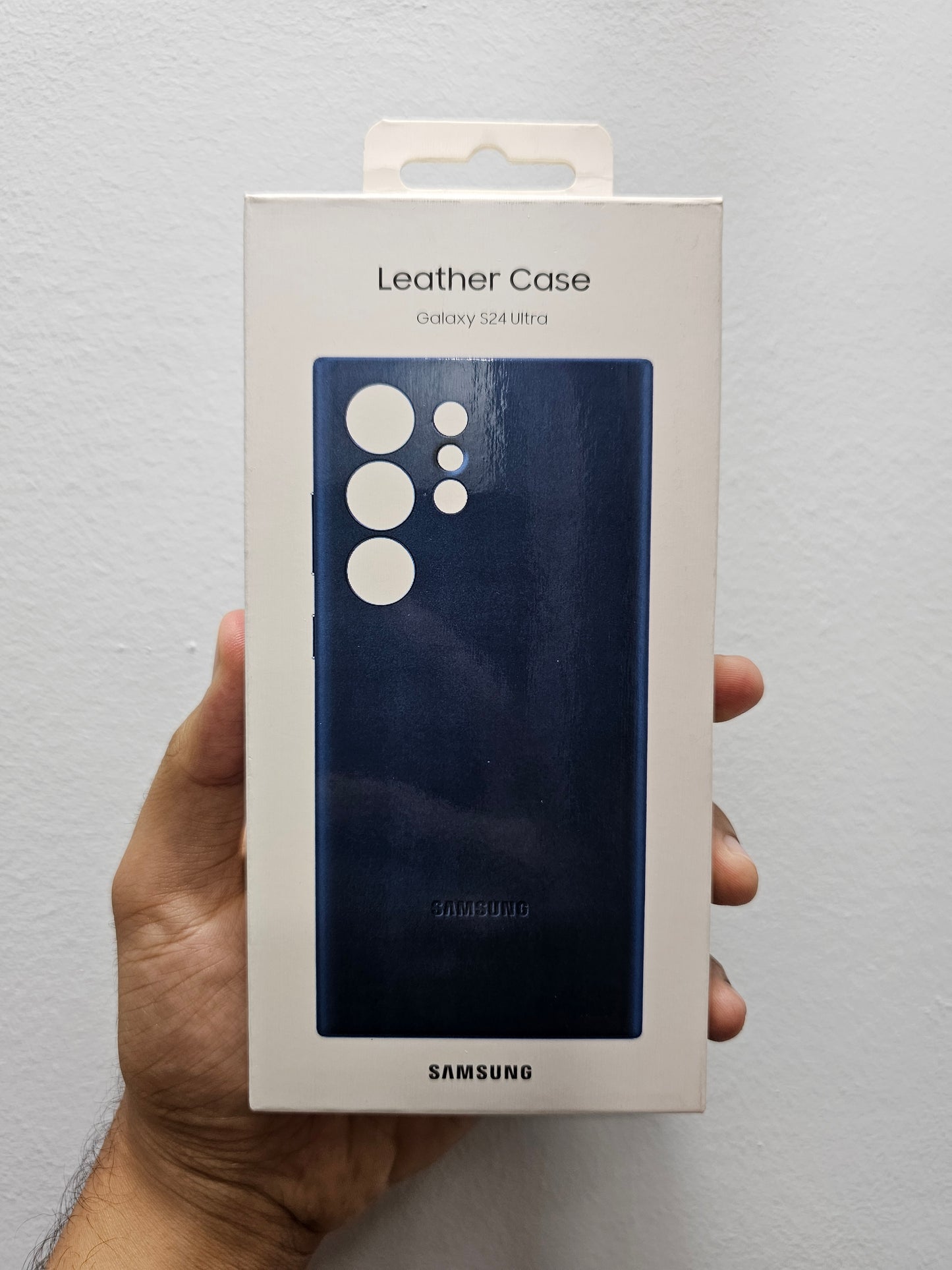 Galaxy S24 Ultra Premium leather back case with vegan leather finish