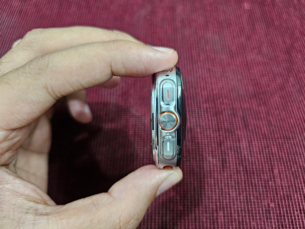 Smartwatch Ultra - Samsung Watch Ultra Inspired Smartwatch with Amoled display, Metal Finish, Customizable watch faces