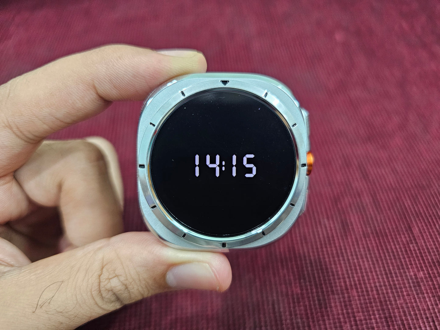 Smartwatch Ultra - Samsung Watch Ultra Inspired Smartwatch with Amoled display, Metal Finish, Customizable watch faces