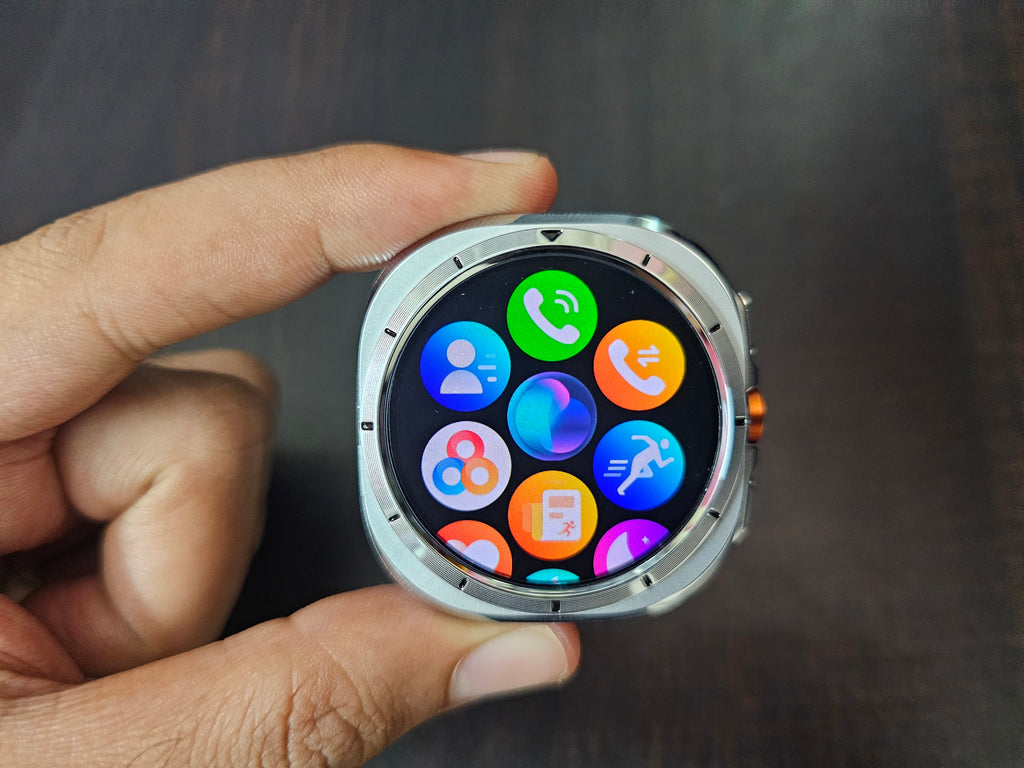 Smartwatch Ultra - Samsung Watch Ultra Inspired Smartwatch with Amoled display, Metal Finish, Customizable watch faces