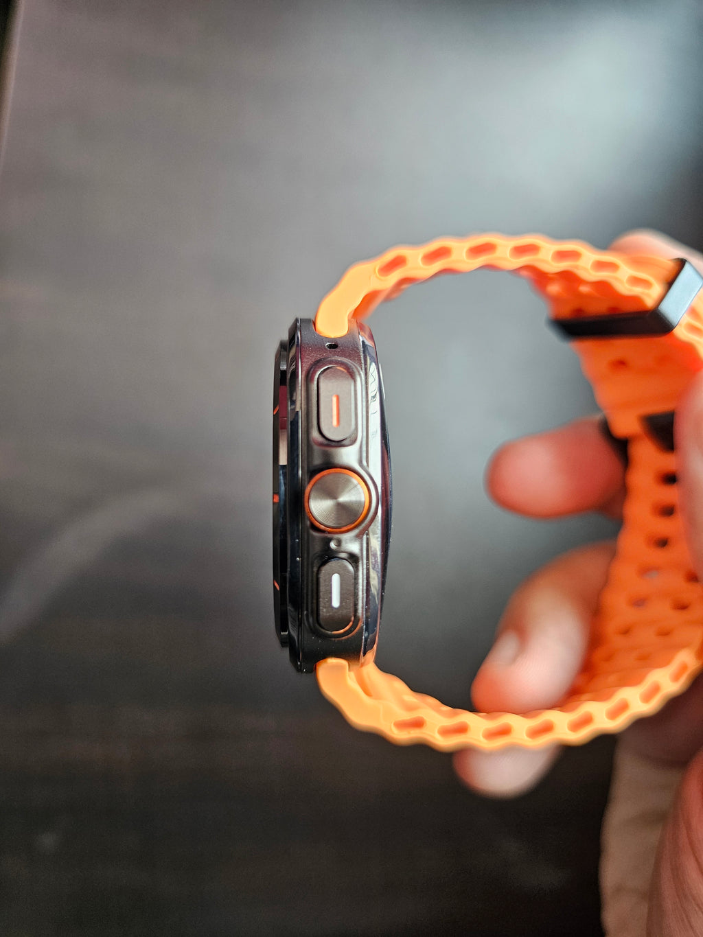 Smartwatch Ultra - Samsung Watch Ultra Inspired Smartwatch with Amoled display, Metal Finish, Customizable watch faces