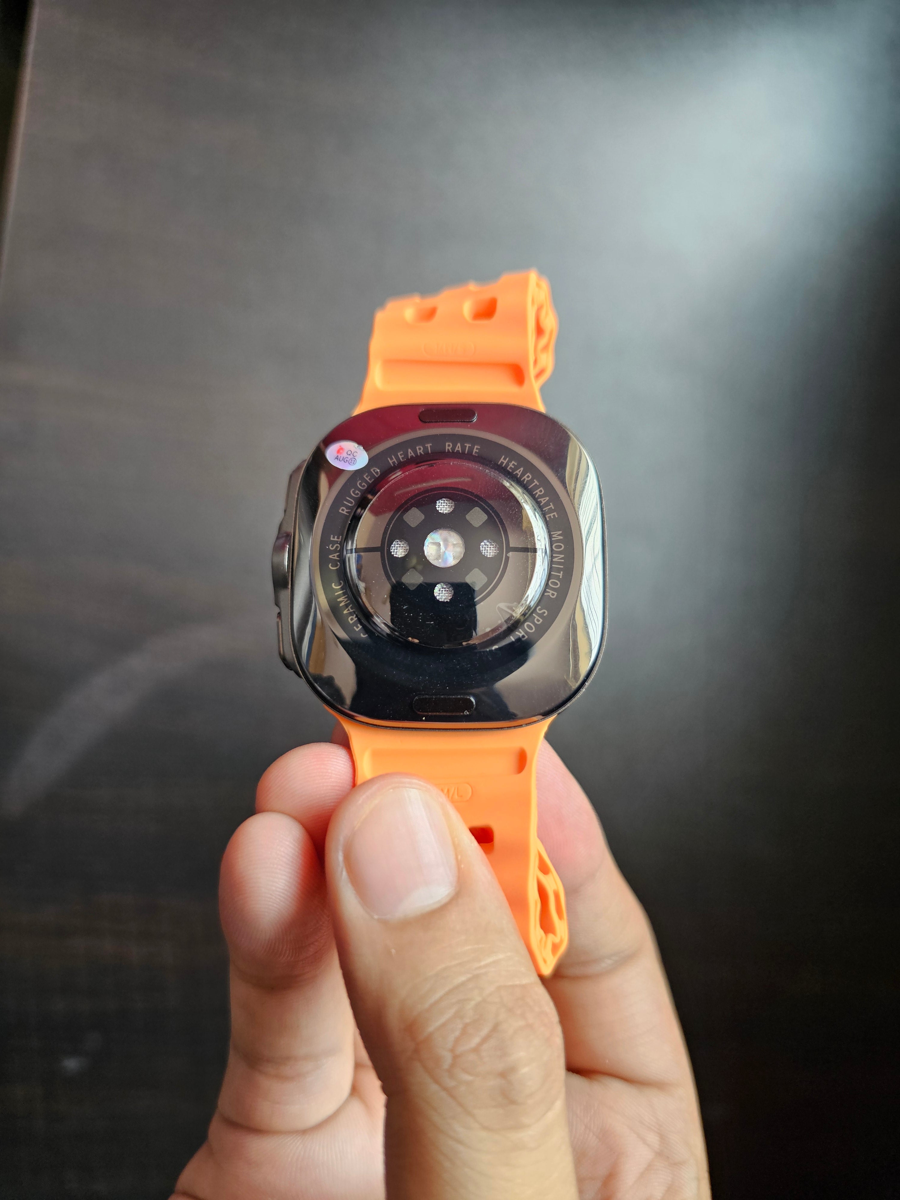 Smartwatch Ultra - Samsung Watch Ultra Inspired Smartwatch with Amoled display, Metal Finish, Customizable watch faces