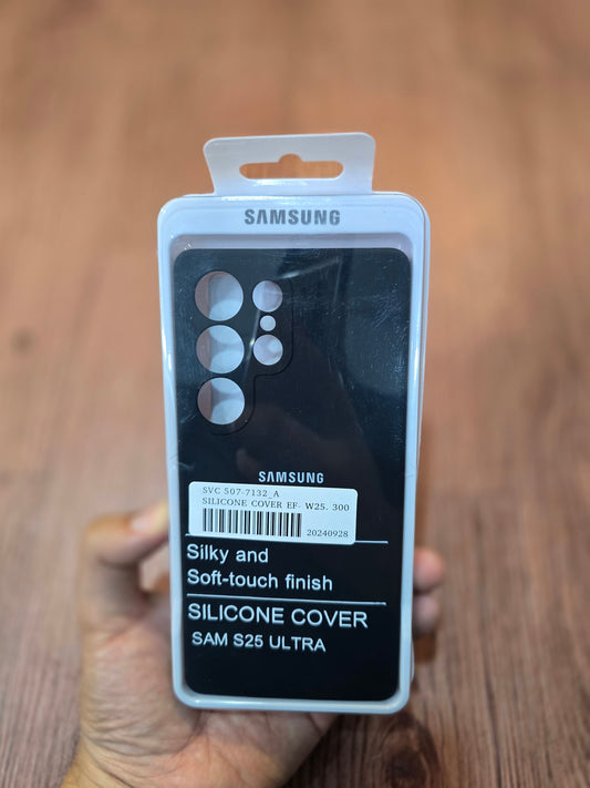 Silicone Soft Touch Premium Back Case for Samsung Galaxy S25 Ultra